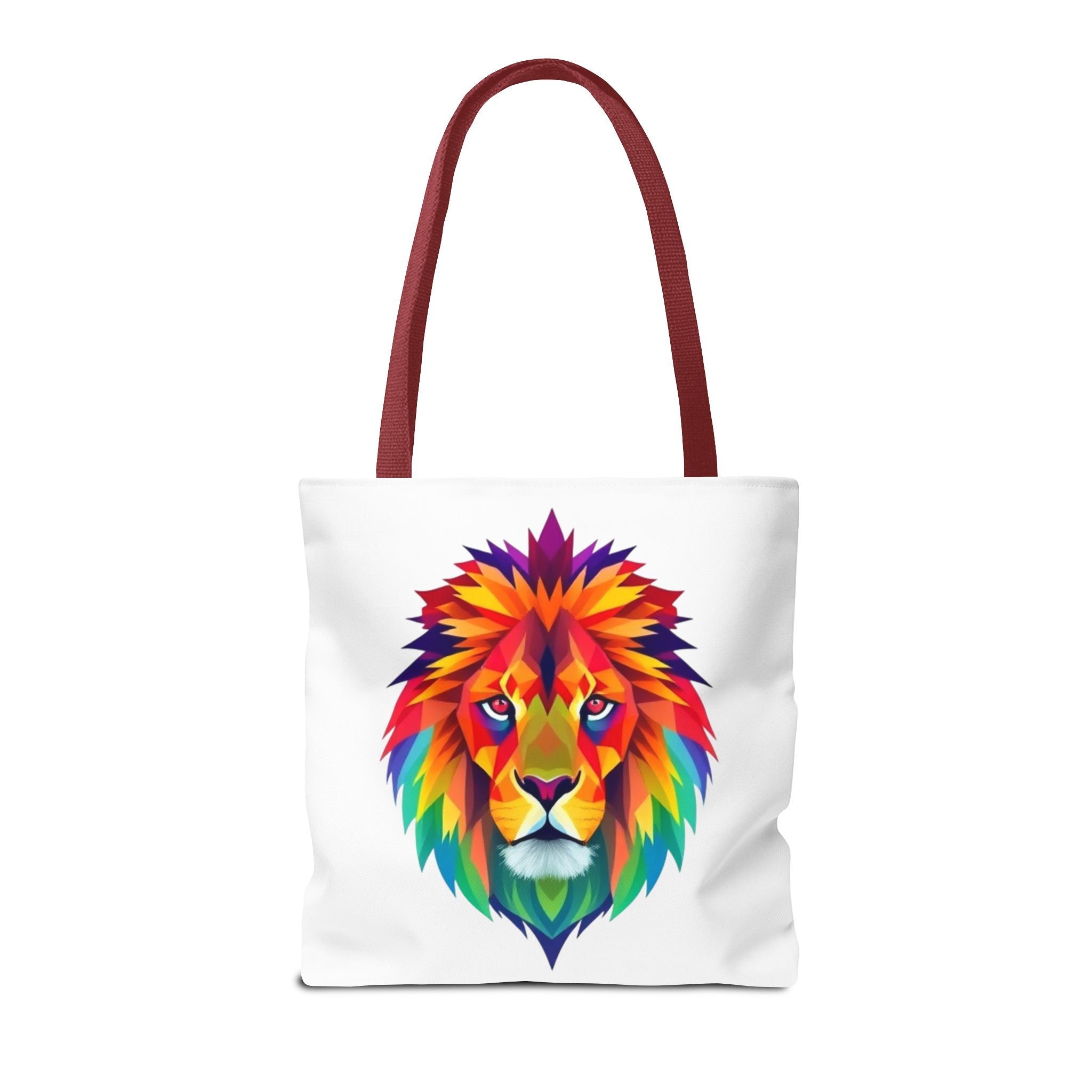 Colorful Fractal Lion Design - Tote Bag