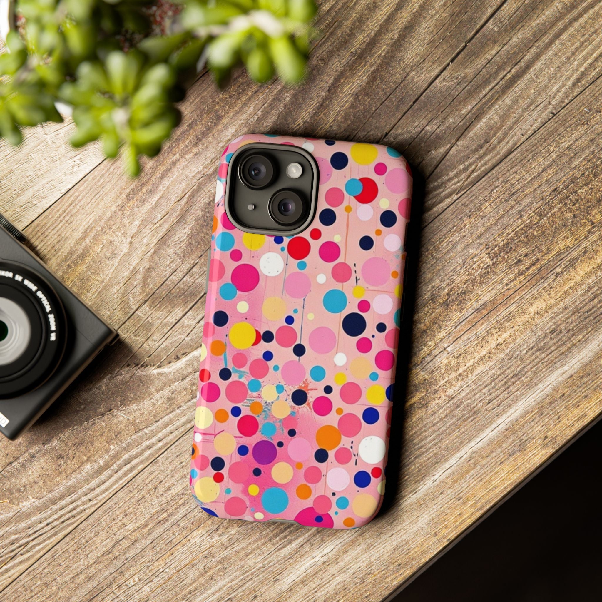 Colorful Dots & Spots Tough Cases For Android & iPhone