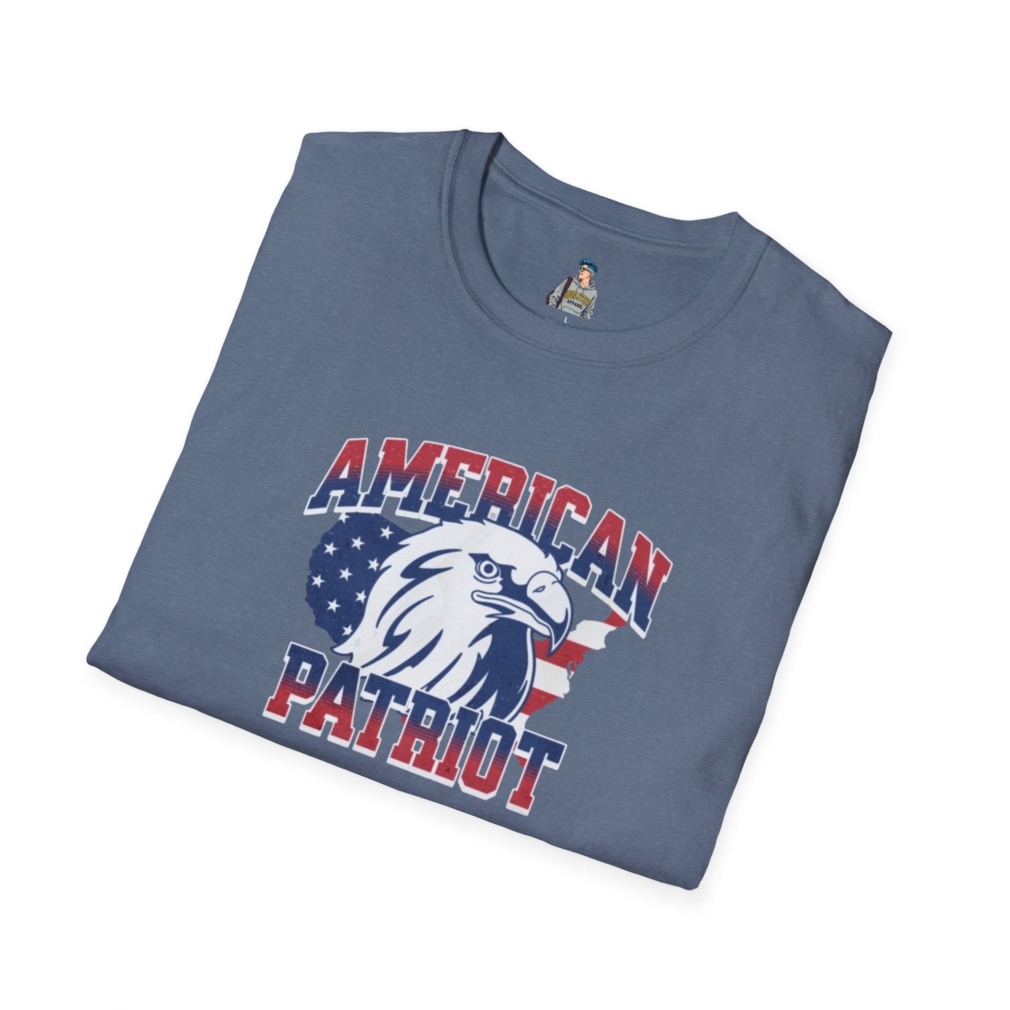 American Patriot - Keep Immigrants Deport Fascists Unisex T-Shirt - Celebrate Freedom & Diversity