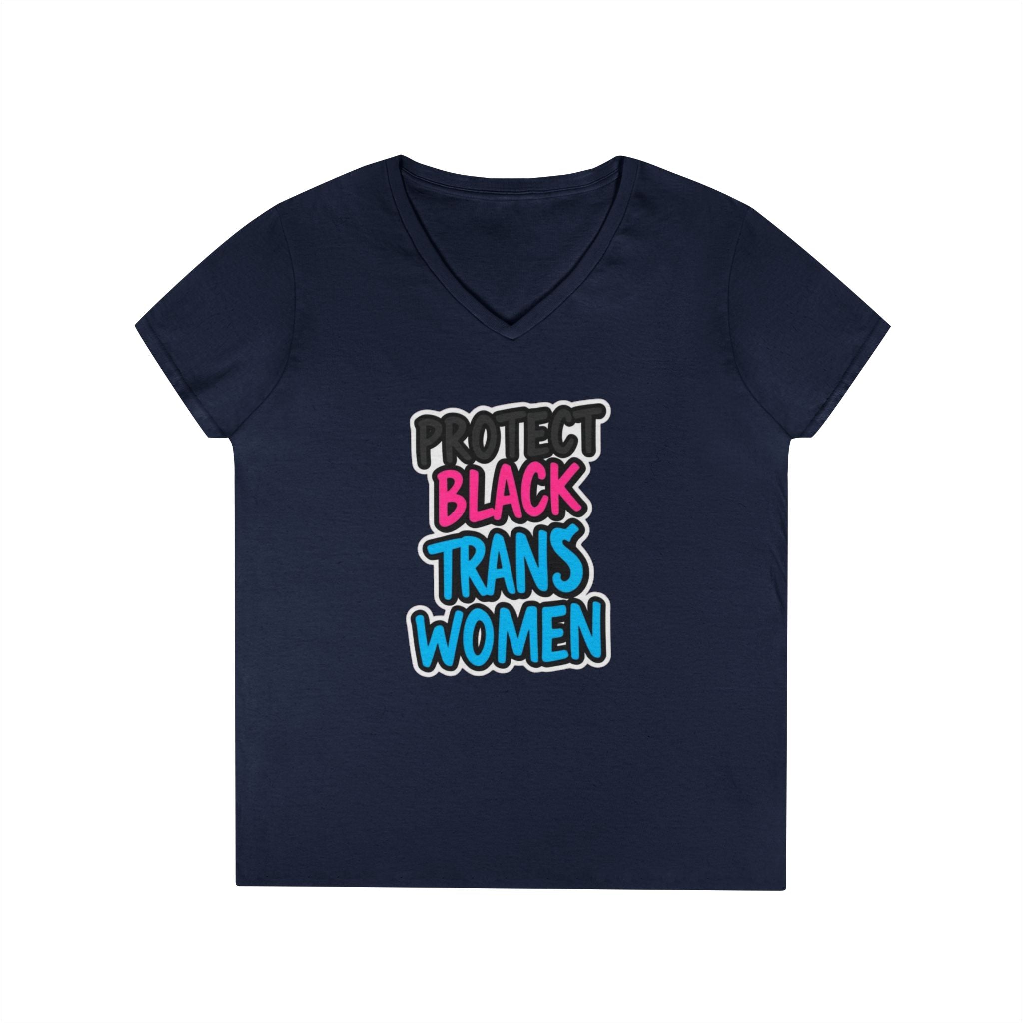 Protect Black Trans Women V-Neck T-Shirt