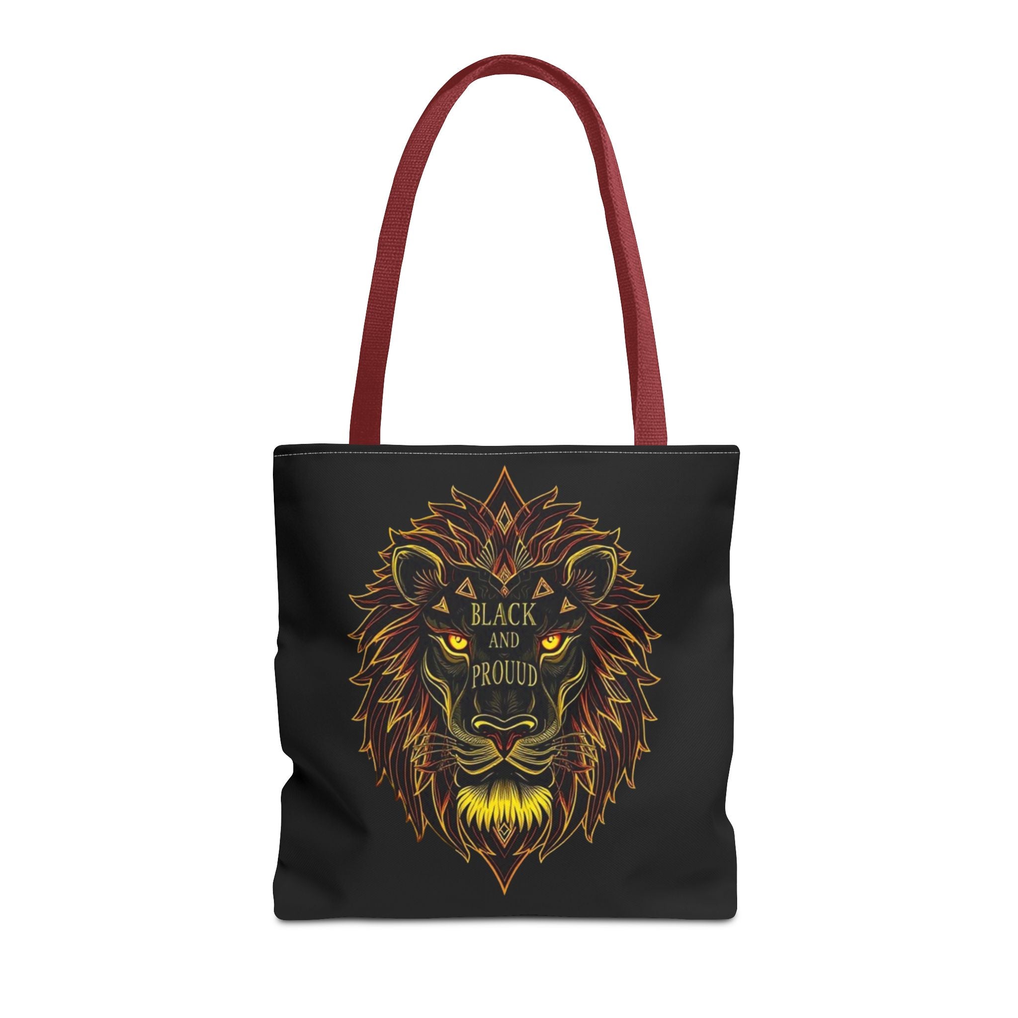 Black and Proud Lion Tote Bag