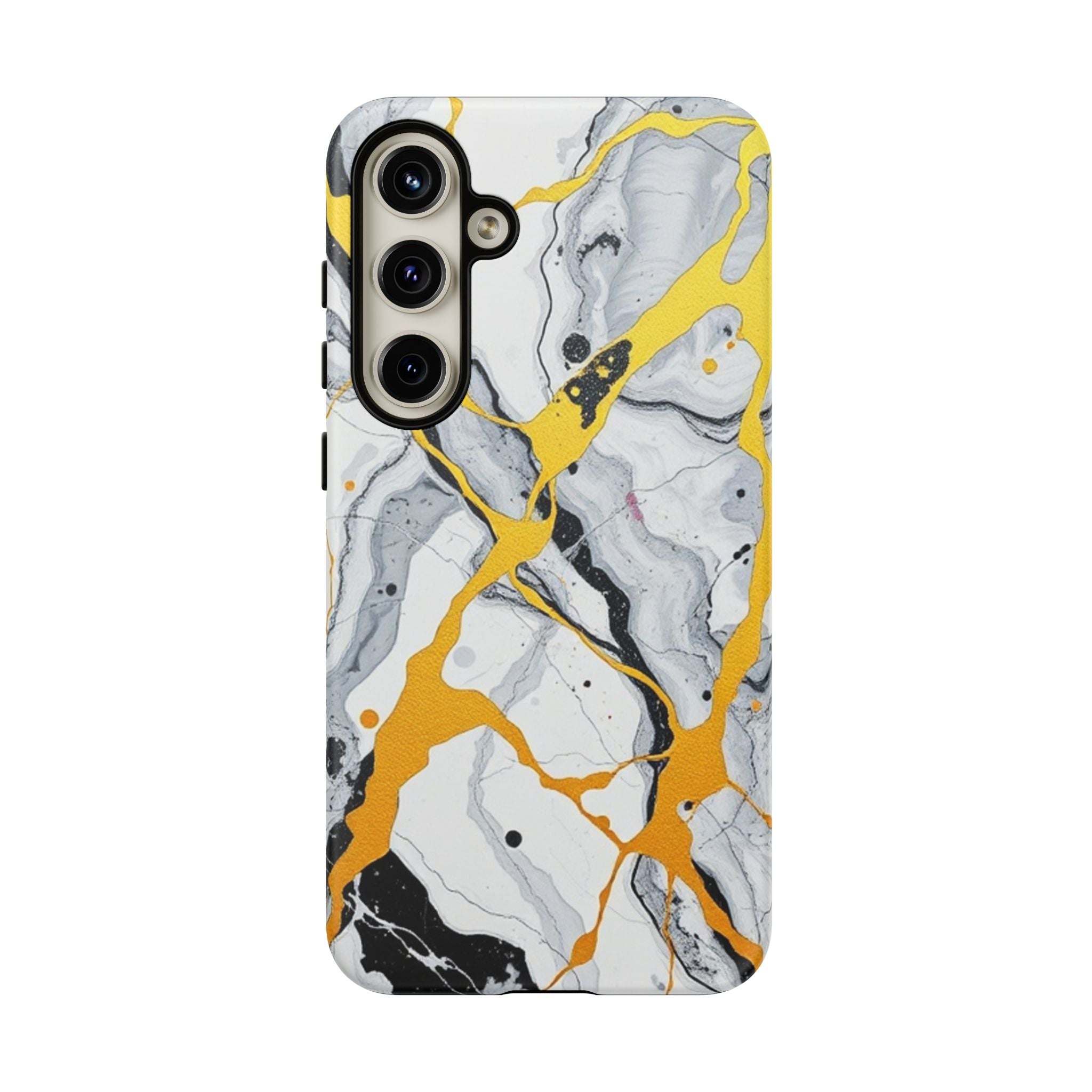 Beautiful Marble and Gold Design Tough Cases For Android & iPhone