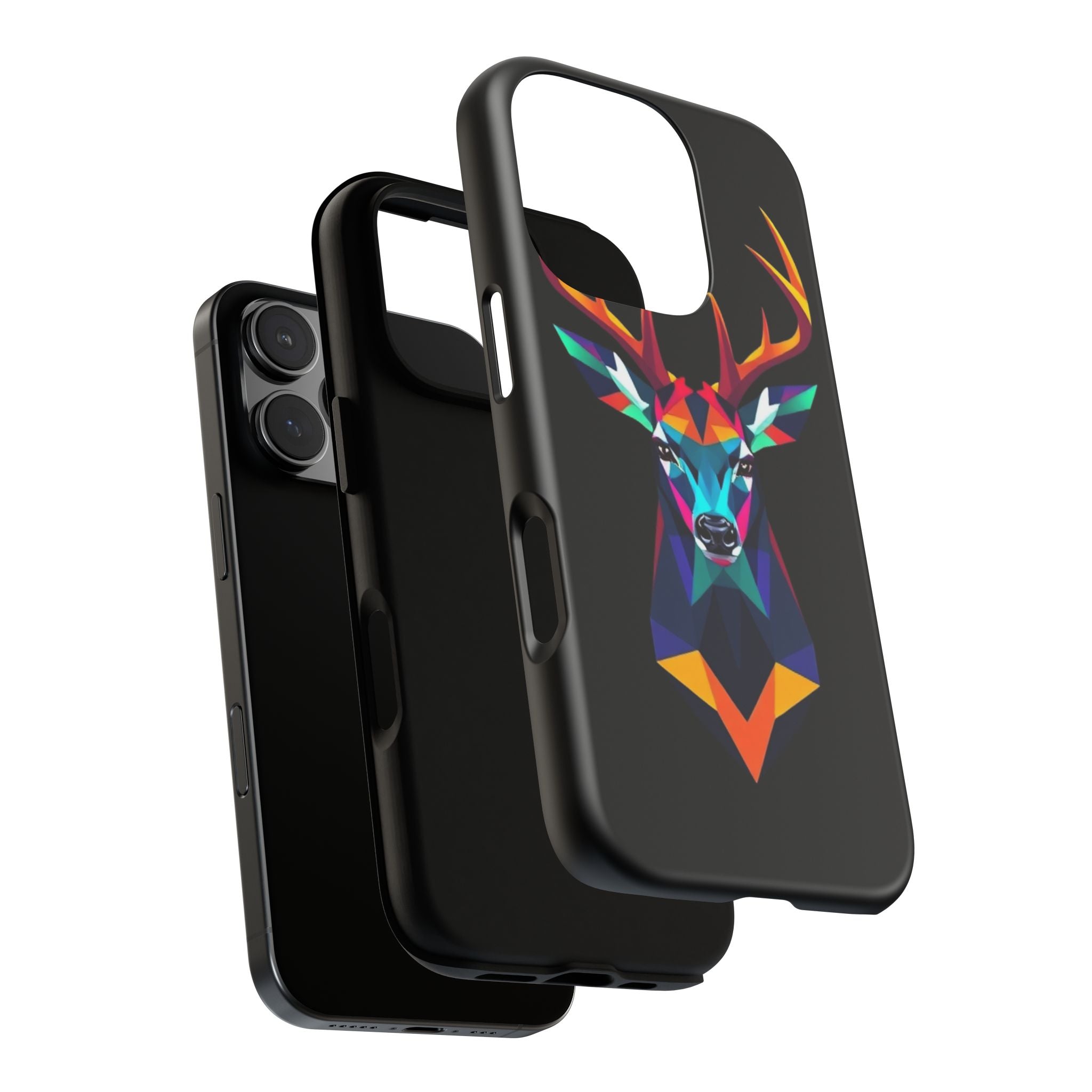 Colorful Fractal Deer Art Design Tough Case For Android & iPhone