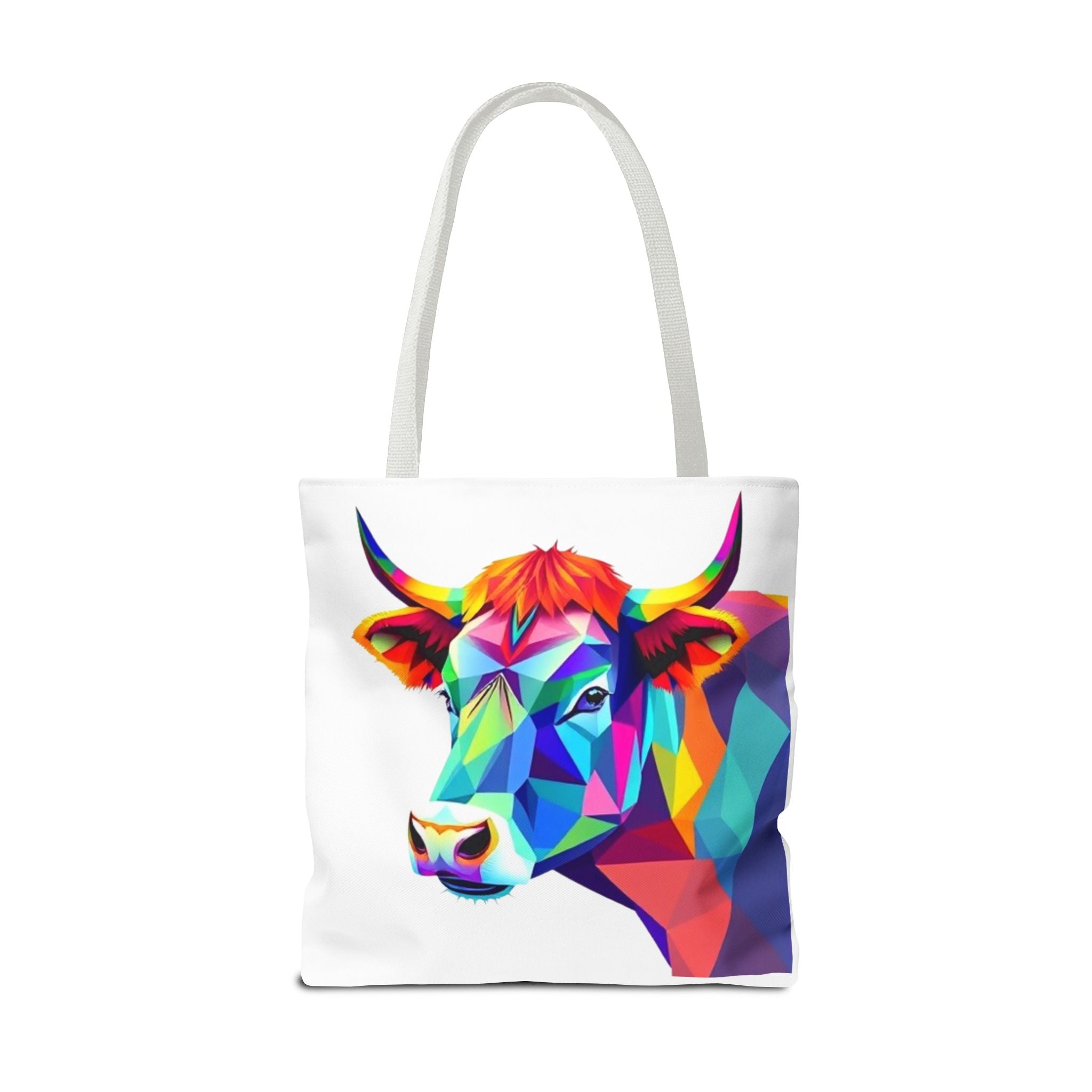 Colorful Cow Design - Tote Bag