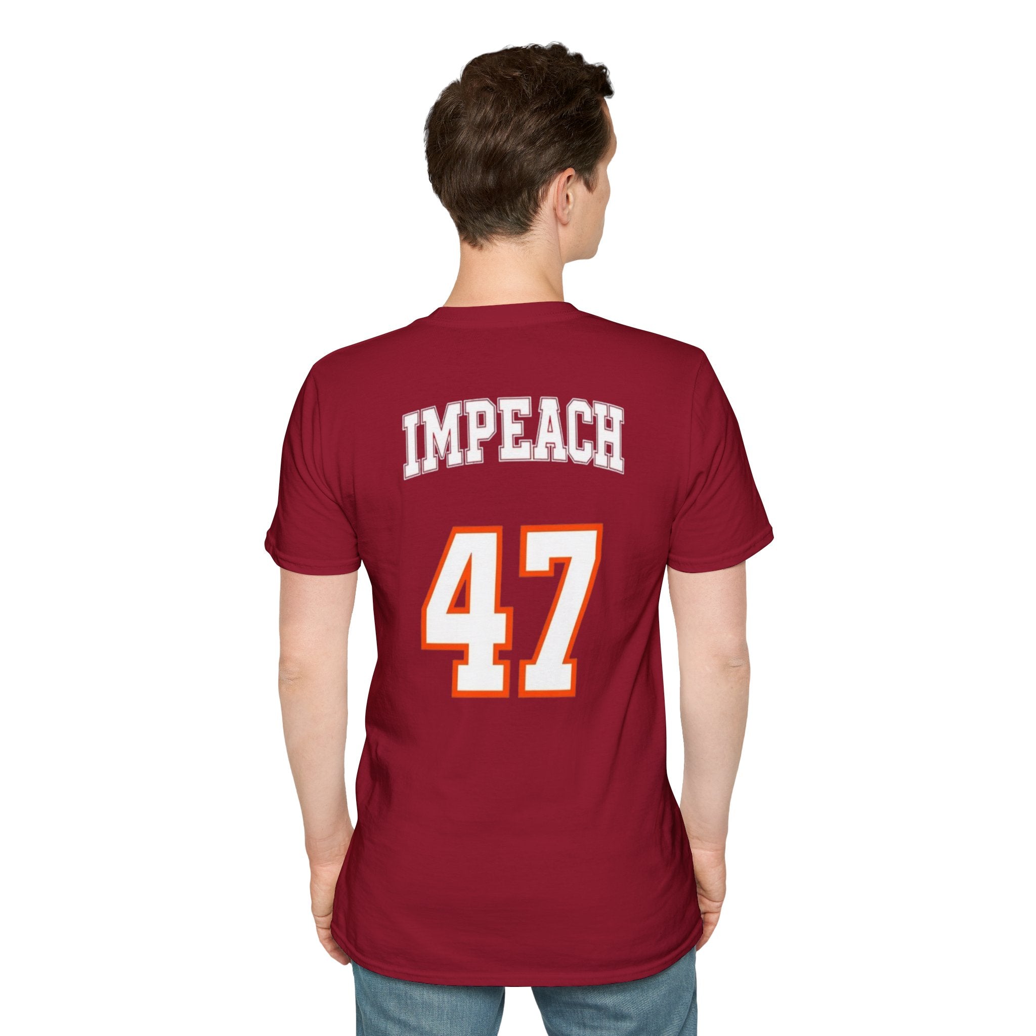 American Patriots Unisex Softstyle T-Shirt - Impeach 47 Graphic Tee