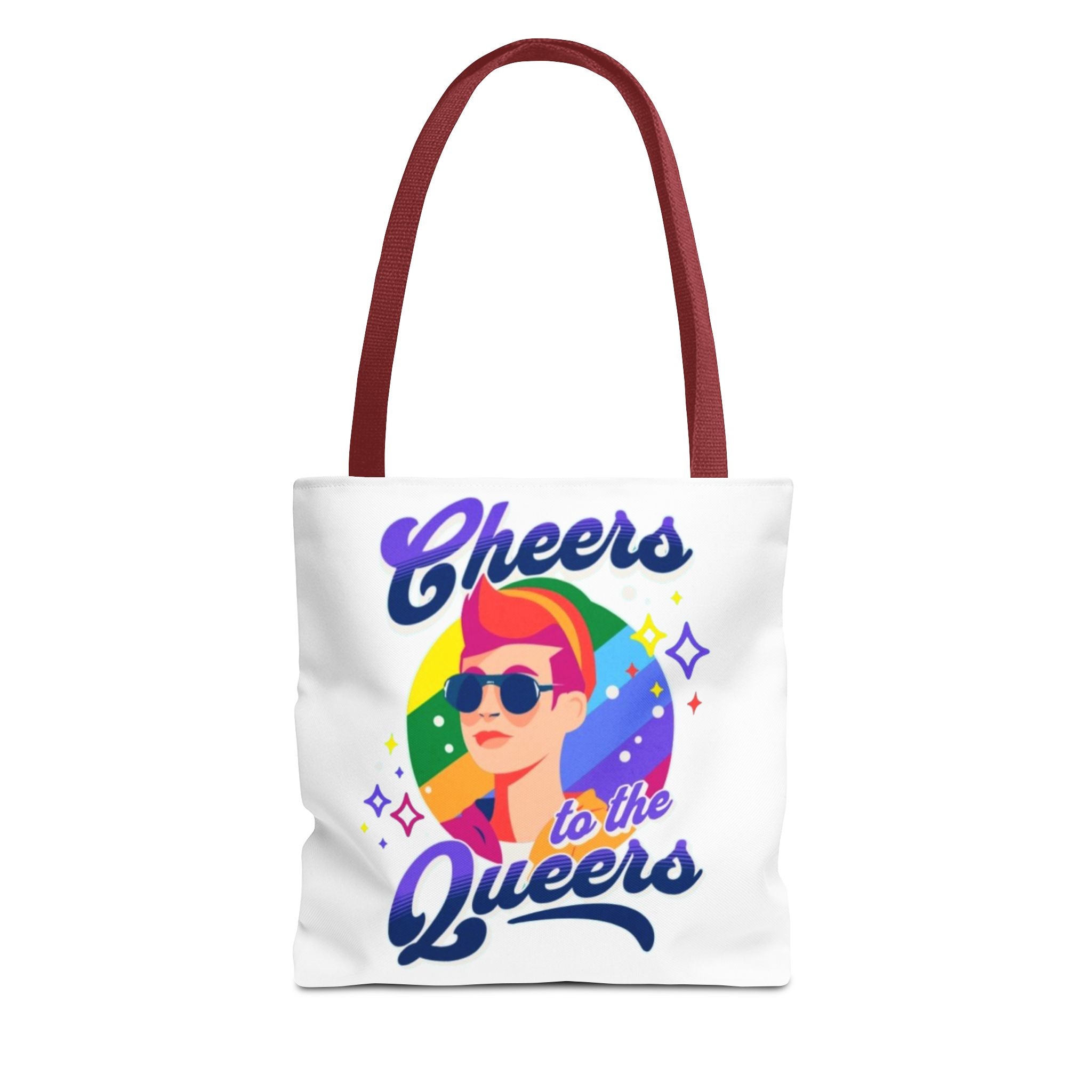 Cheers to the Queers Design LGBTQIA+ themed Tote bag