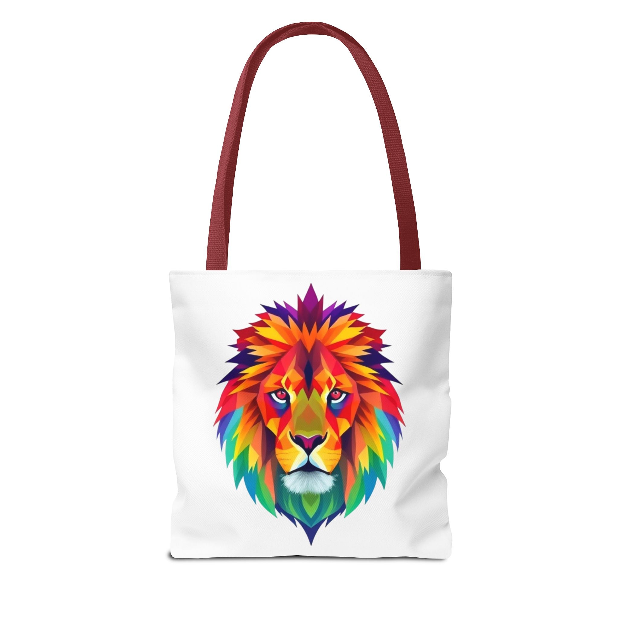 Colorful Fractal Lion Design - Tote Bag
