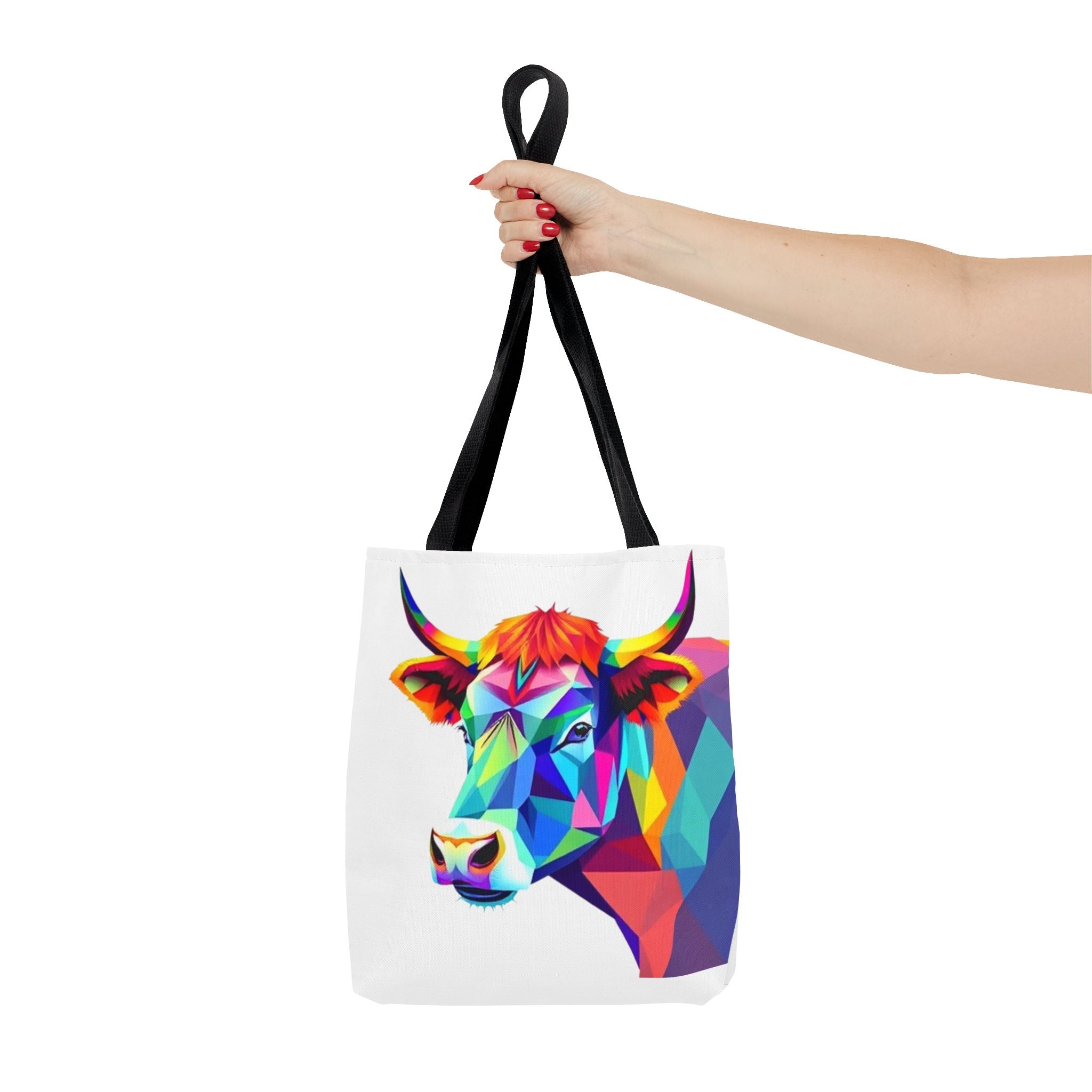 Colorful Cow Design - Tote Bag