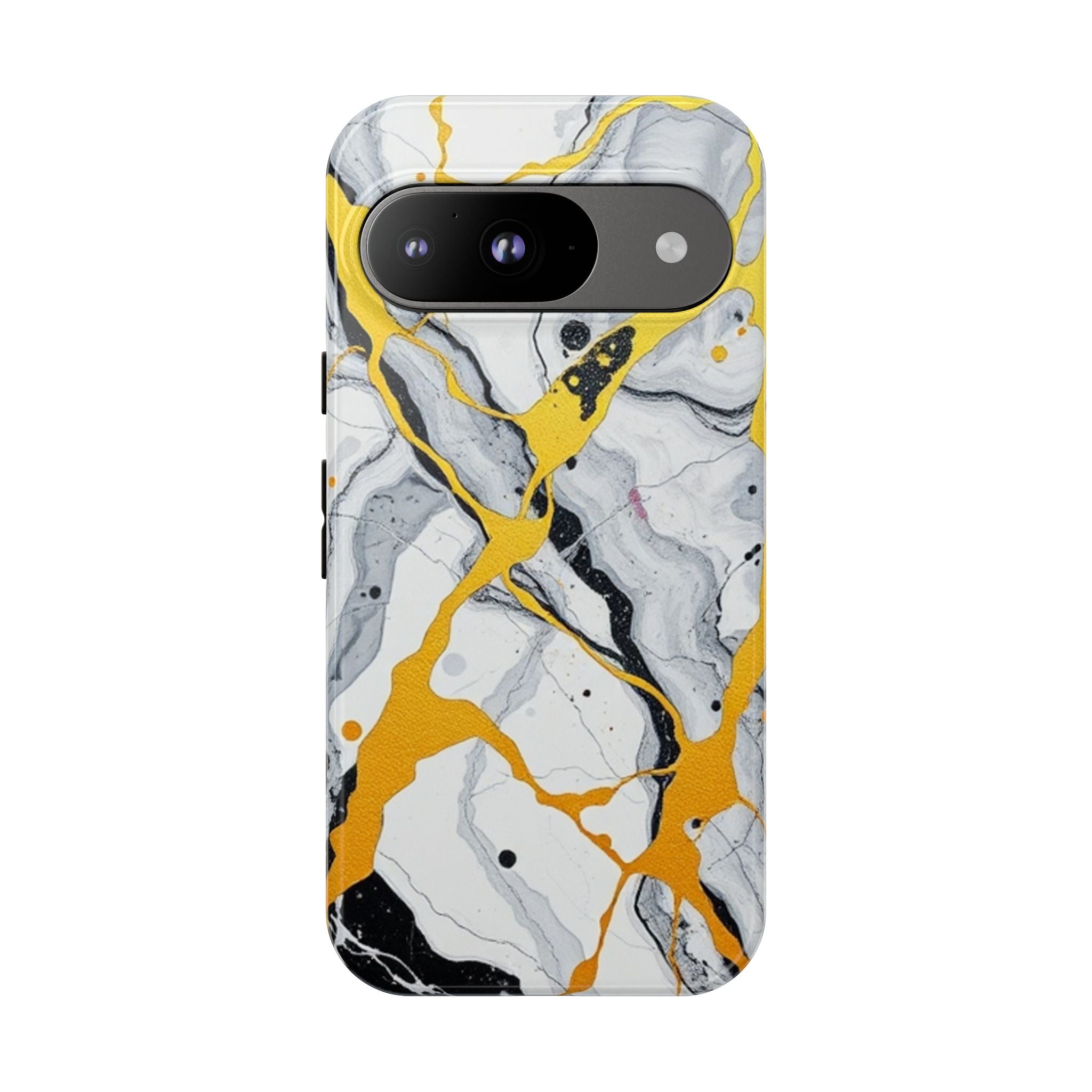 Beautiful Marble and Gold Design Tough Cases For Android & iPhone