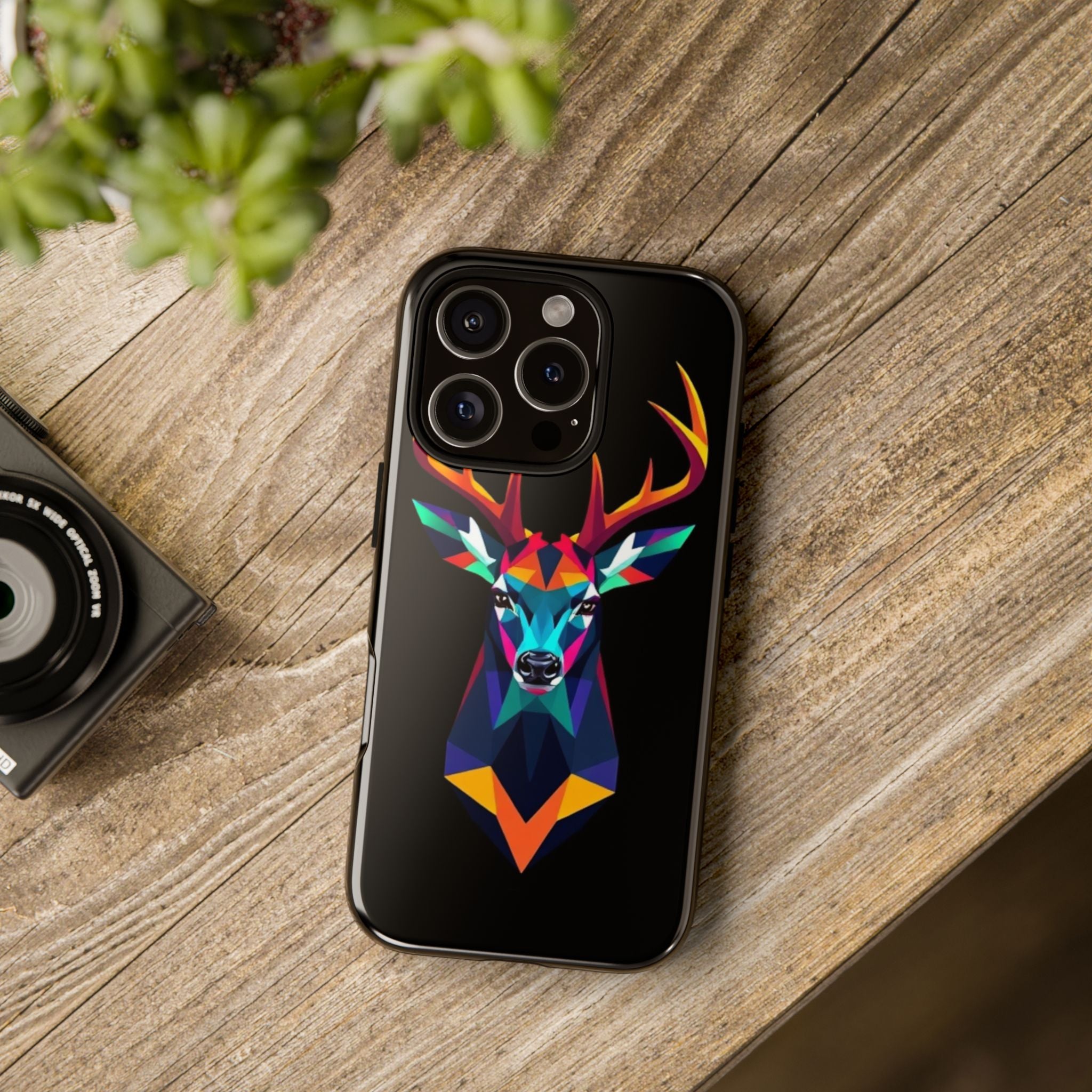 Colorful Fractal Deer Art Design Tough Case For Android & iPhone