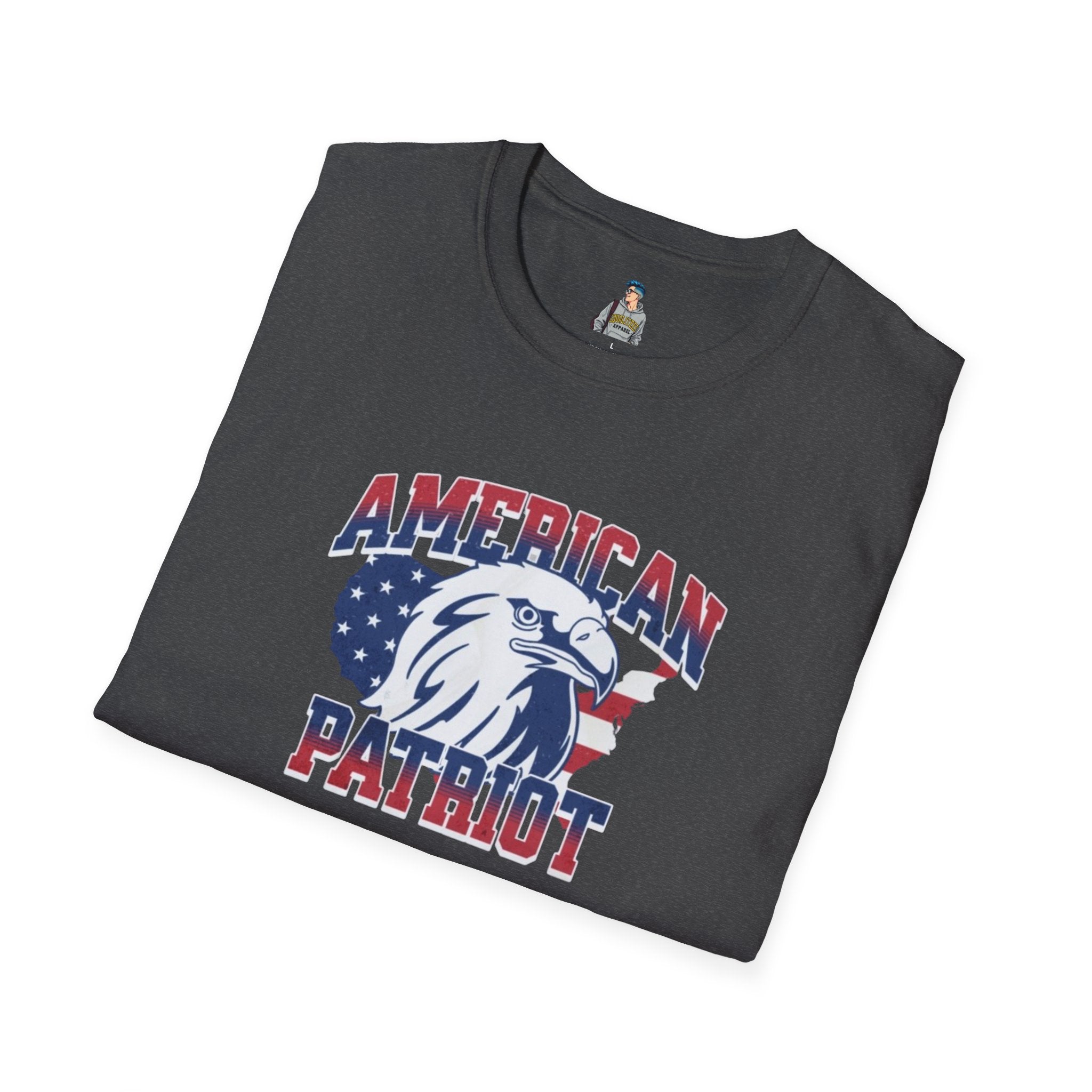 American Patriot - Keep Immigrants Deport Fascists Unisex T-Shirt - Celebrate Freedom & Diversity