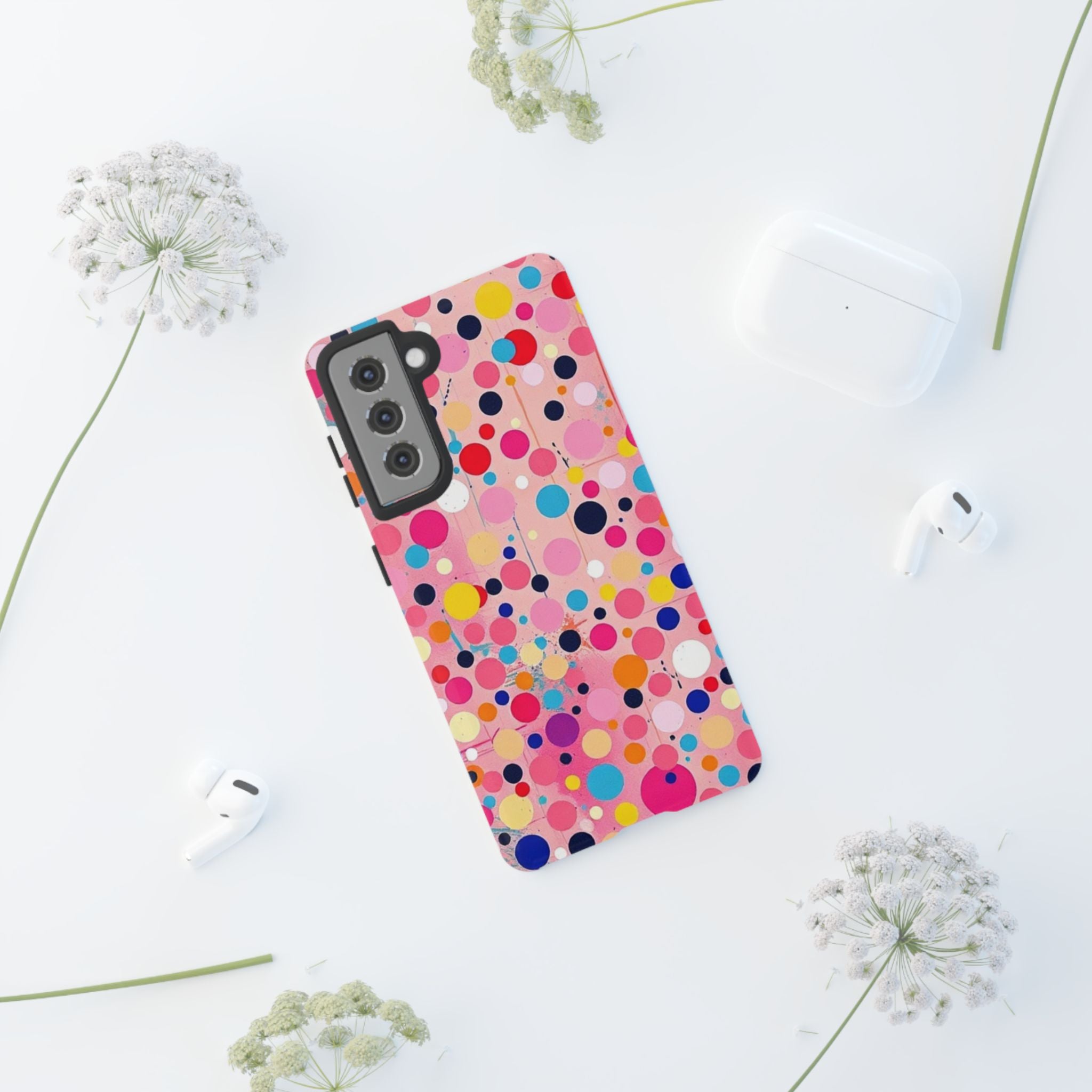 Colorful Dots & Spots Tough Cases For Android & iPhone