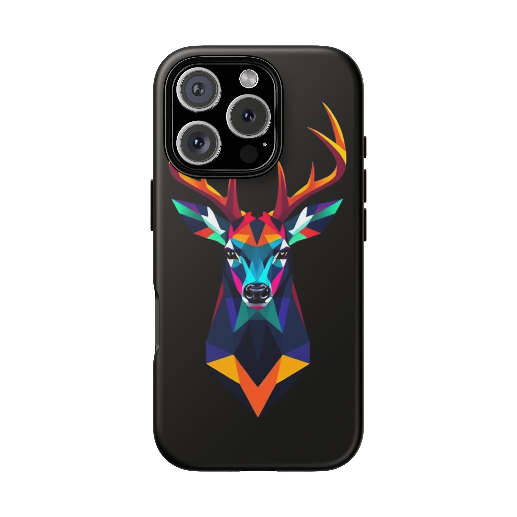 Colorful Fractal Deer Art Design Tough Case For Android & iPhone
