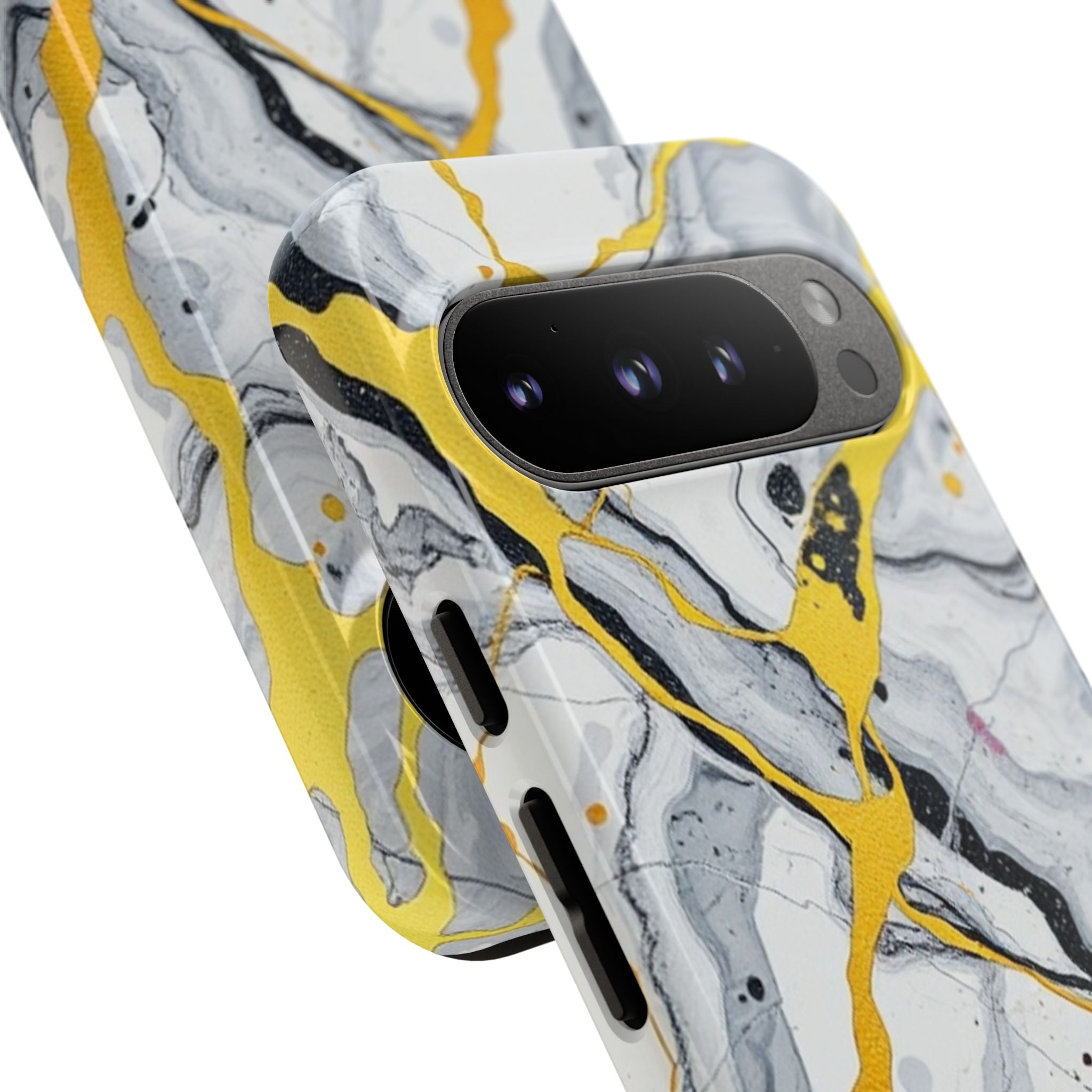 Beautiful Marble and Gold Design Tough Cases For Android & iPhone