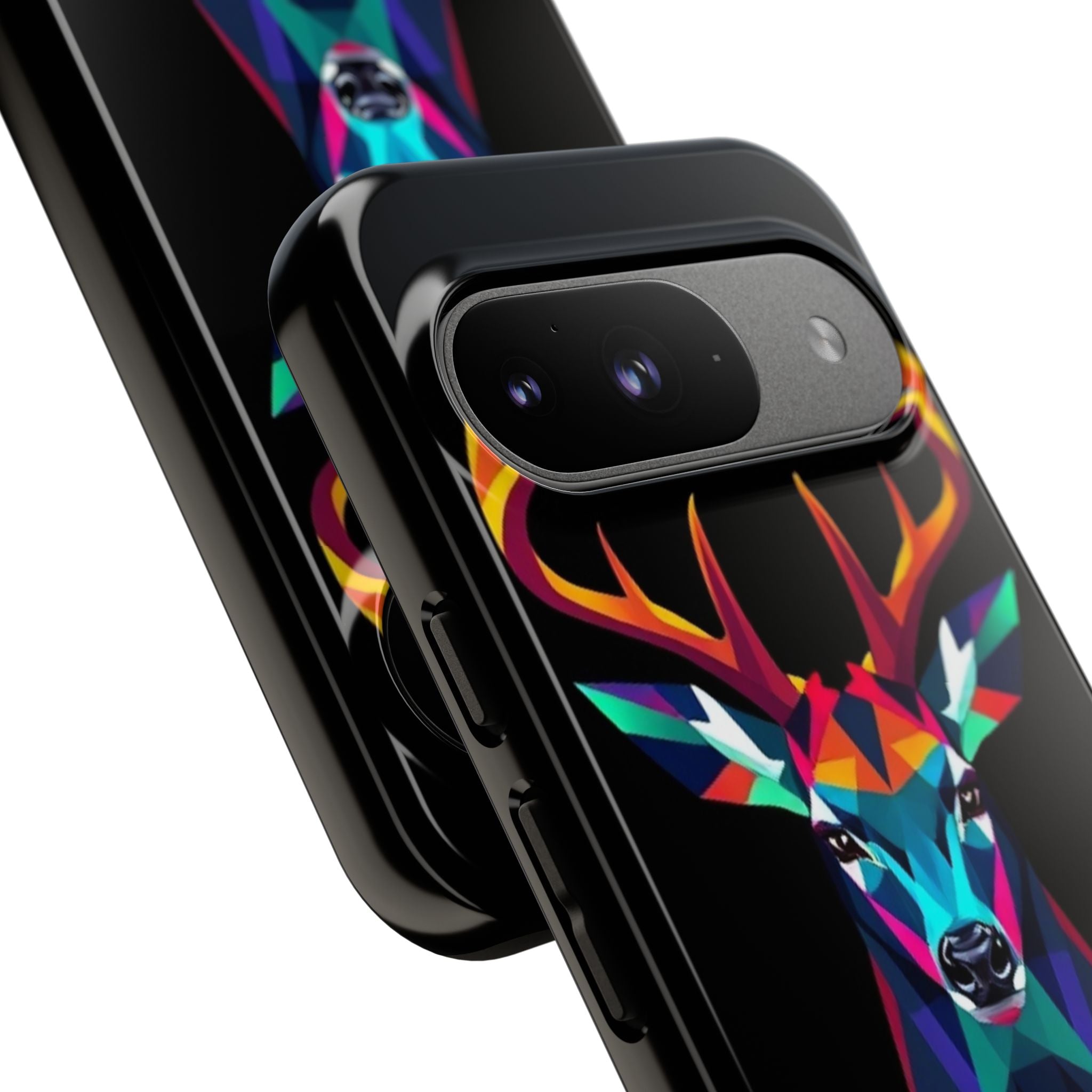 Colorful Fractal Deer Art Design Tough Case For Android & iPhone
