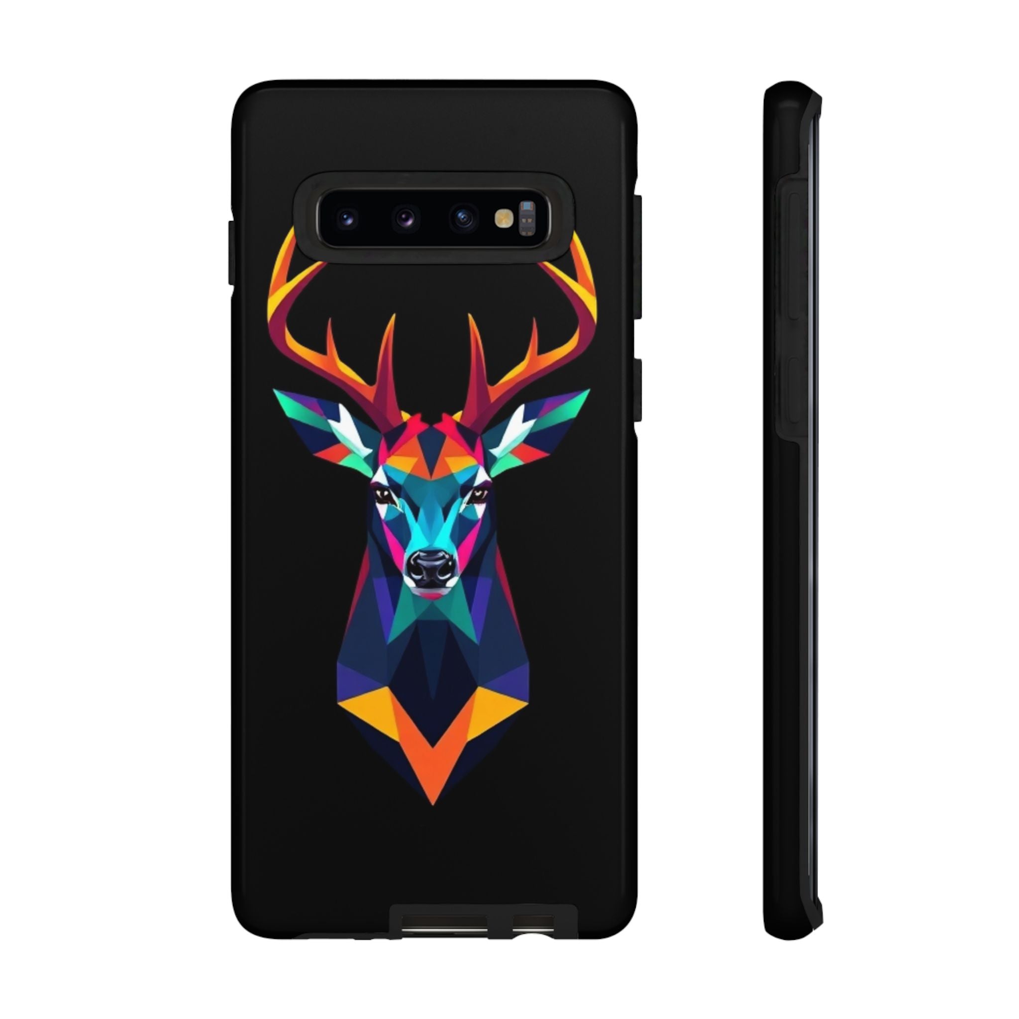 Colorful Fractal Deer Art Design Tough Case For Android & iPhone