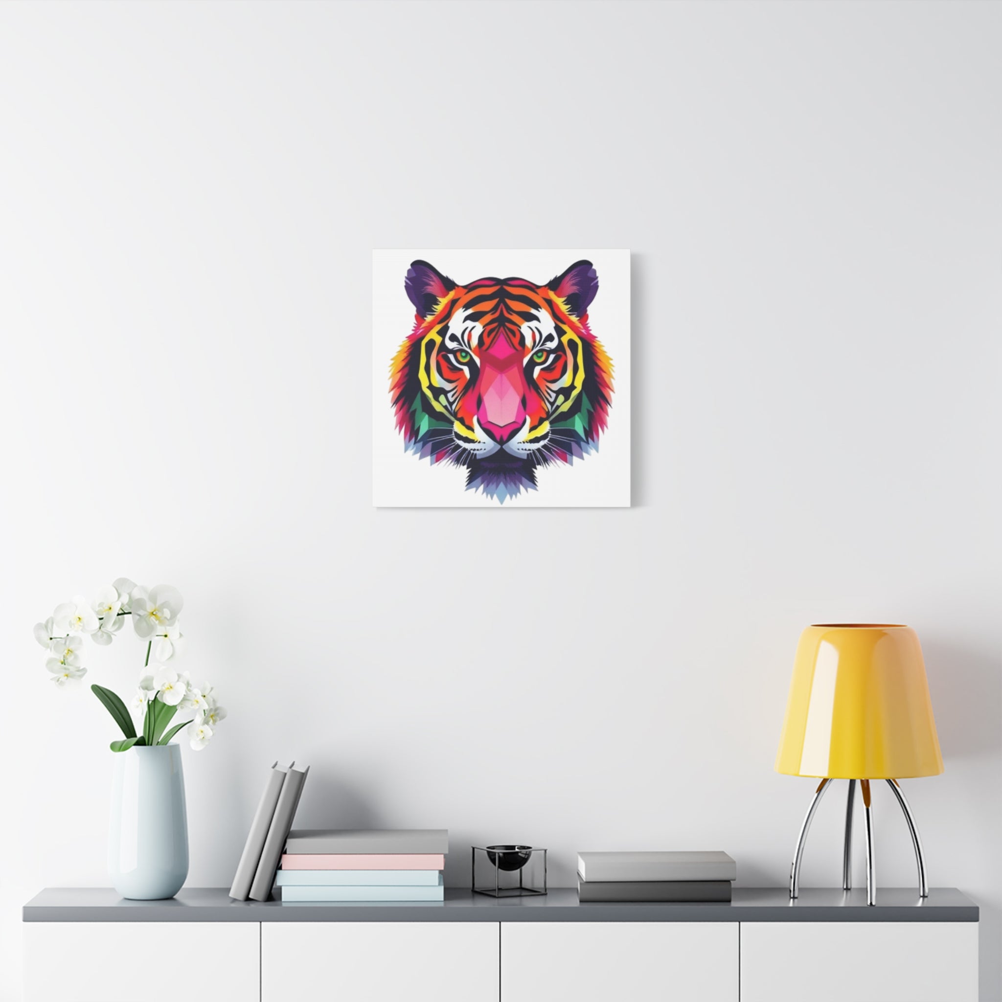 Colorful Tiger Canvas Art - Vibrant Wall Decor for Animal Lovers