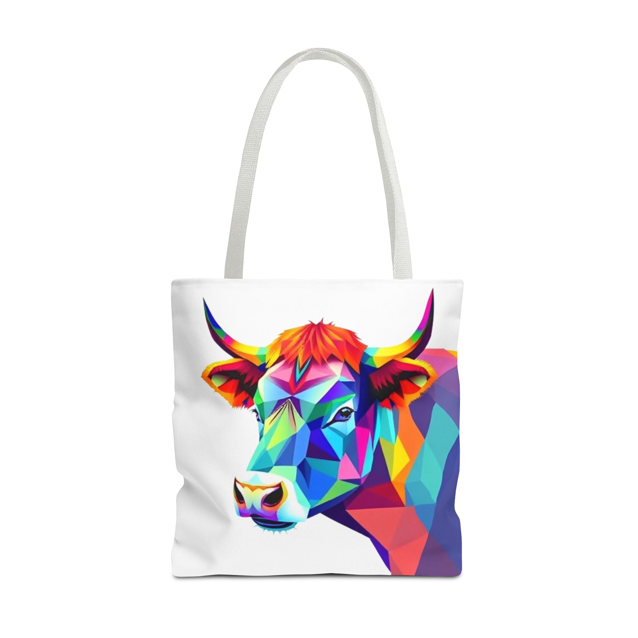 Colorful Cow Design - Tote Bag
