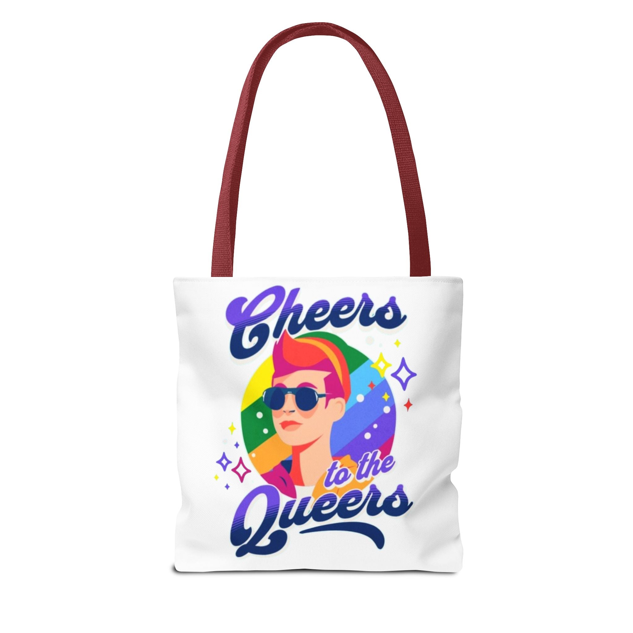 Cheers to the Queers Design LGBTQIA+ themed Tote bag