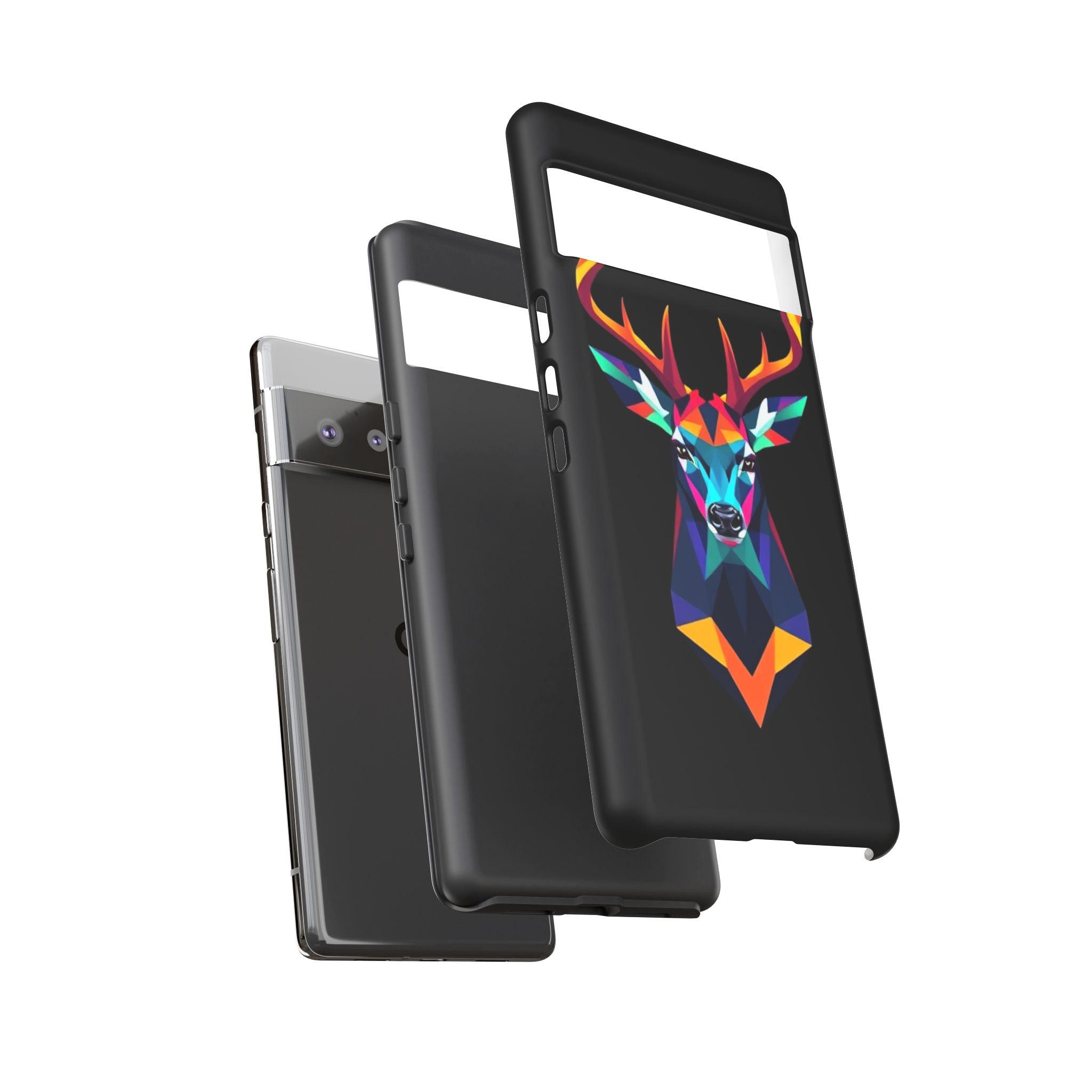 Colorful Fractal Deer Art Design Tough Case For Android & iPhone
