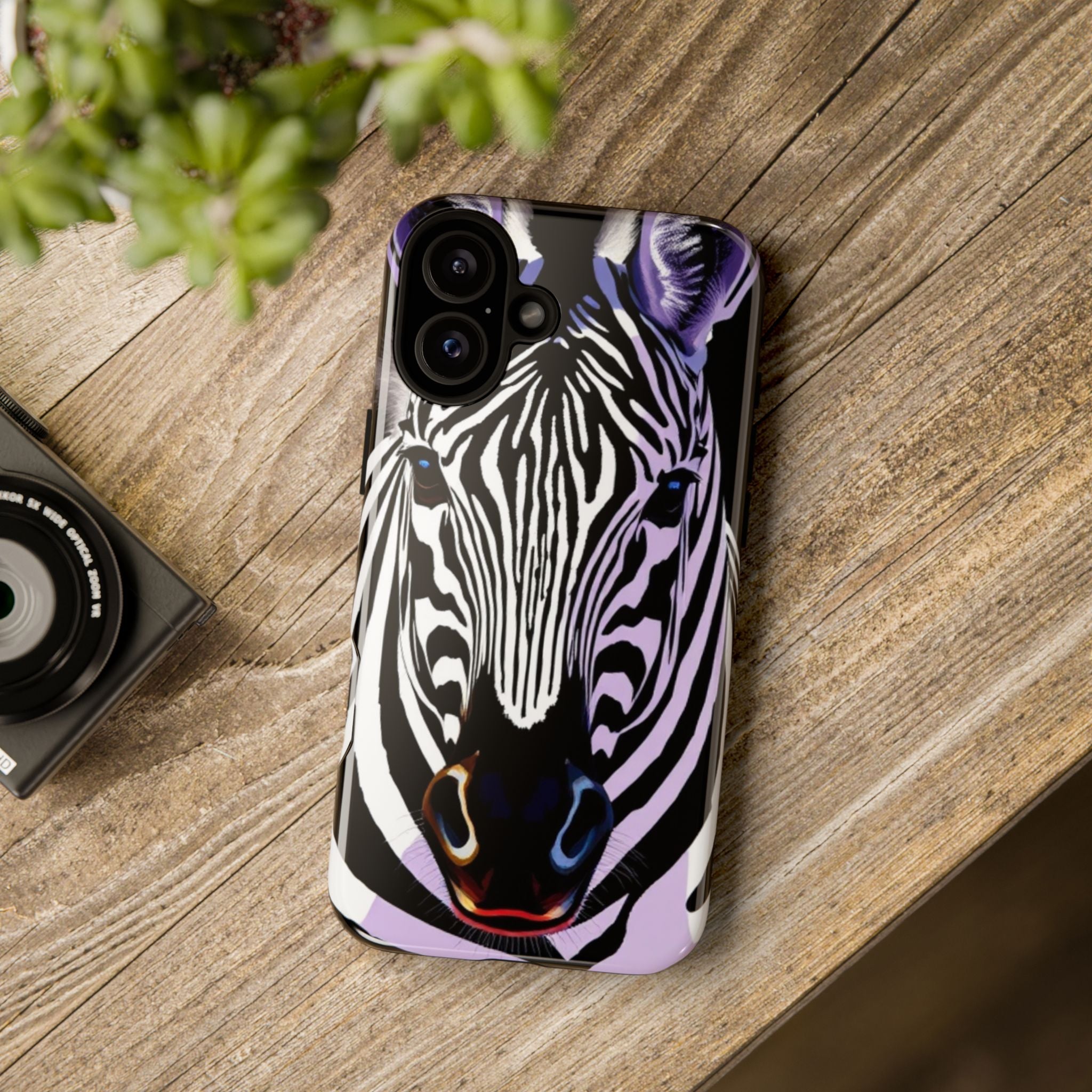 Android OR iPhone Compatible Cases - Zebra Design - Unique Tough Cases