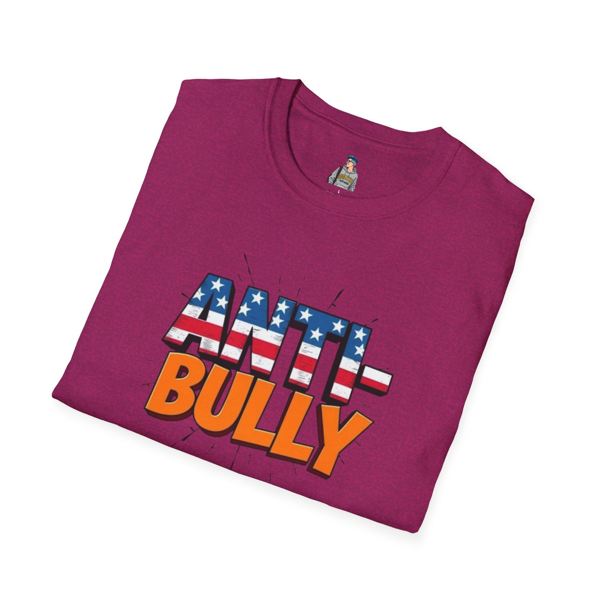 Anti-Bully Unisex Softstyle T-Shirt - Support Anti-Bullying Awareness