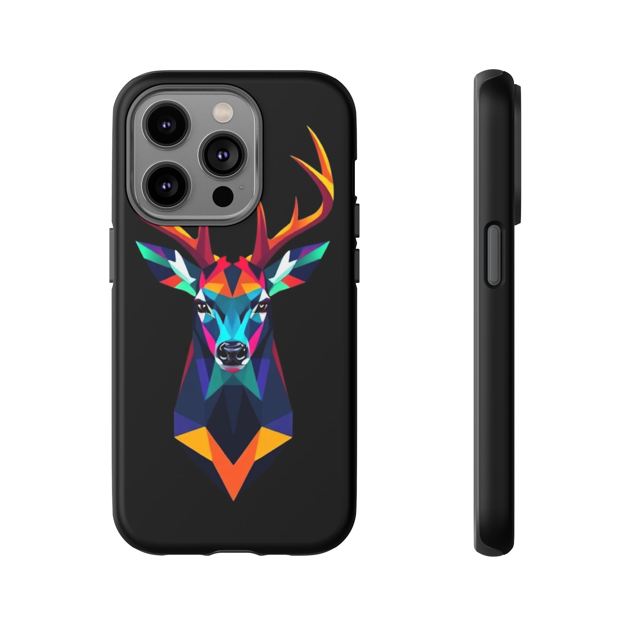 Colorful Fractal Deer Art Design Tough Case For Android & iPhone