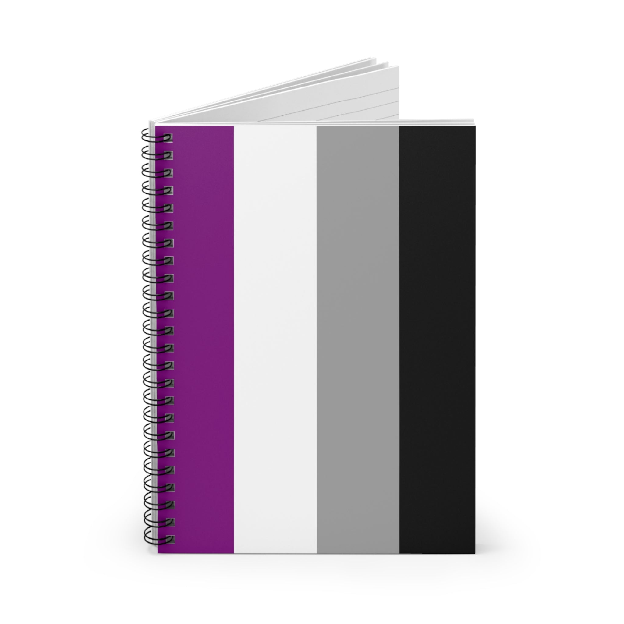 Asexual Pride Spiral Notebook - Ruled Lines for Journaling & Notes