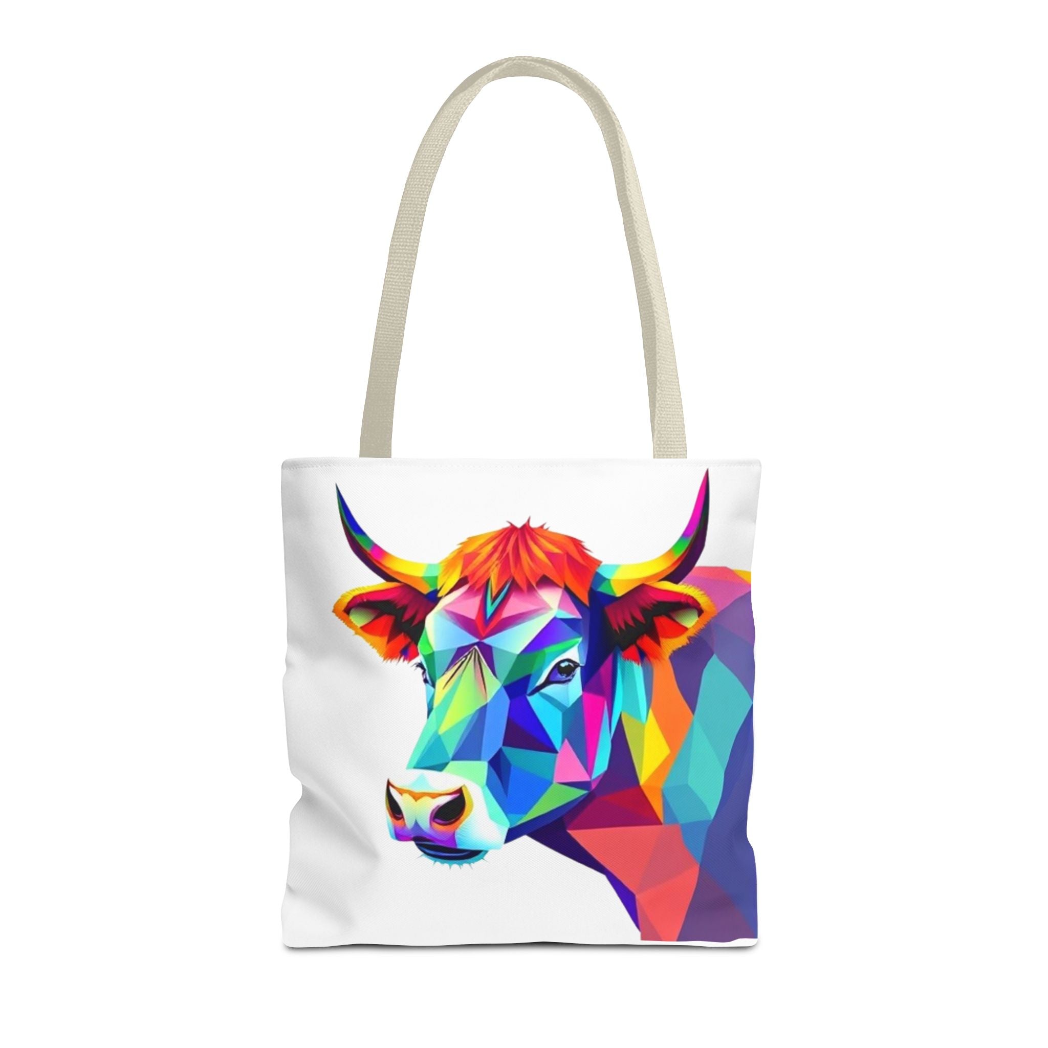 Colorful Cow Design - Tote Bag