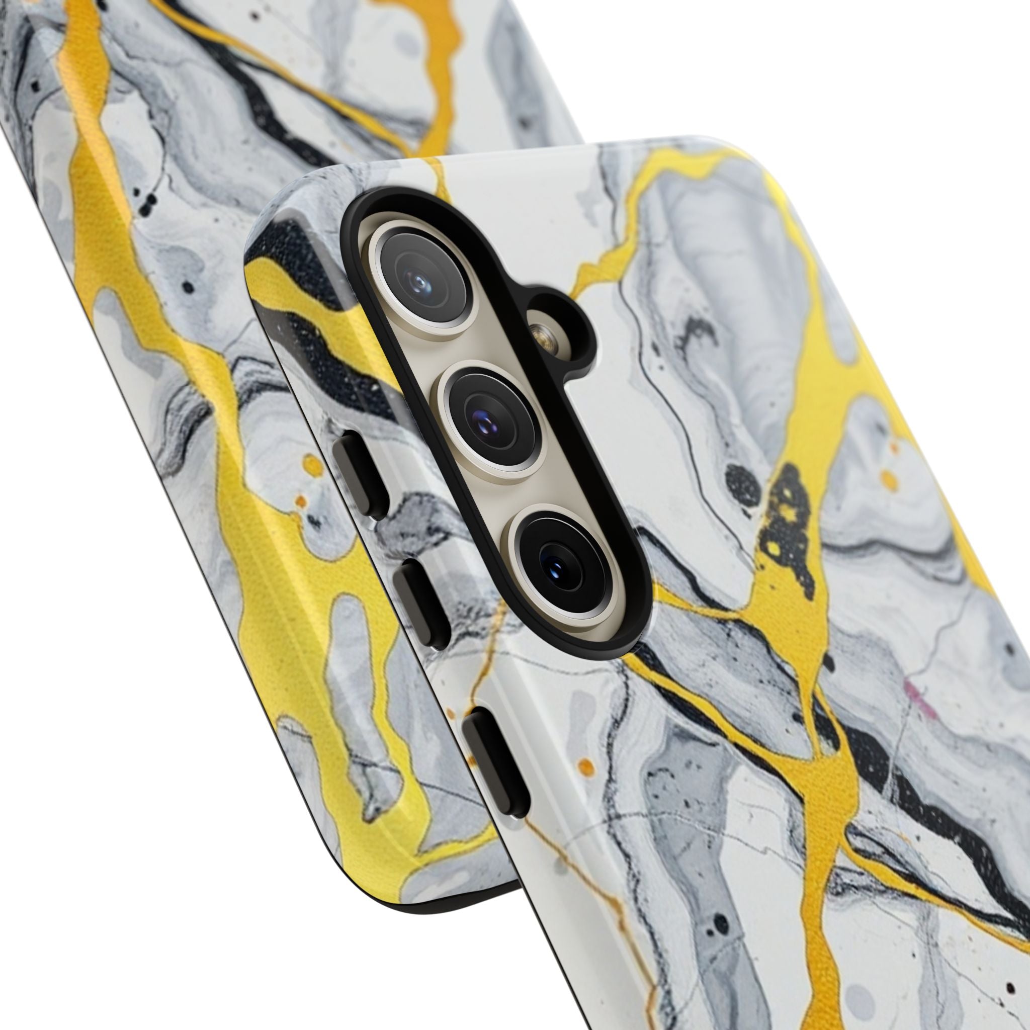 Beautiful Marble and Gold Design Tough Cases For Android & iPhone