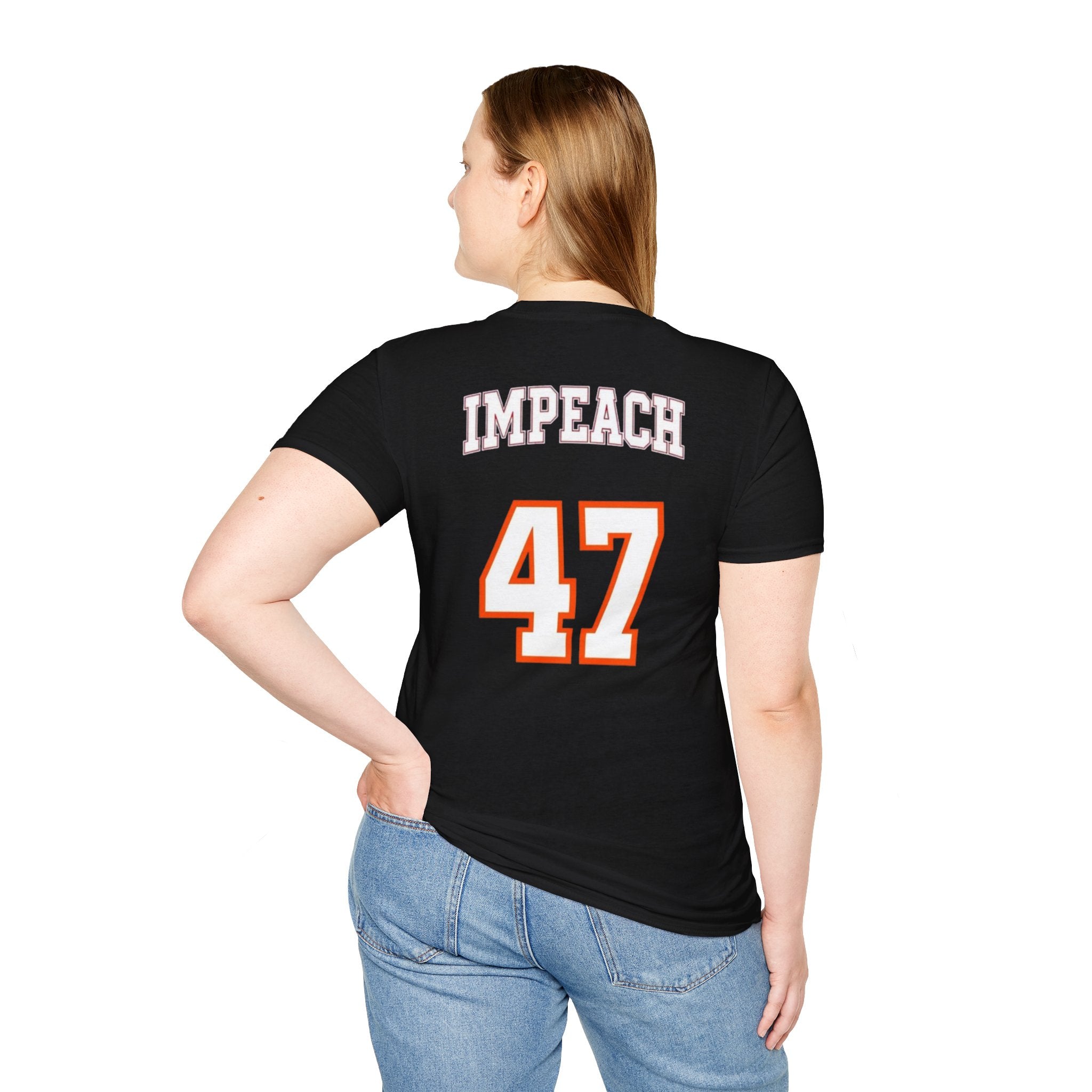 American Patriots Unisex Softstyle T-Shirt - Impeach 47 Graphic Tee