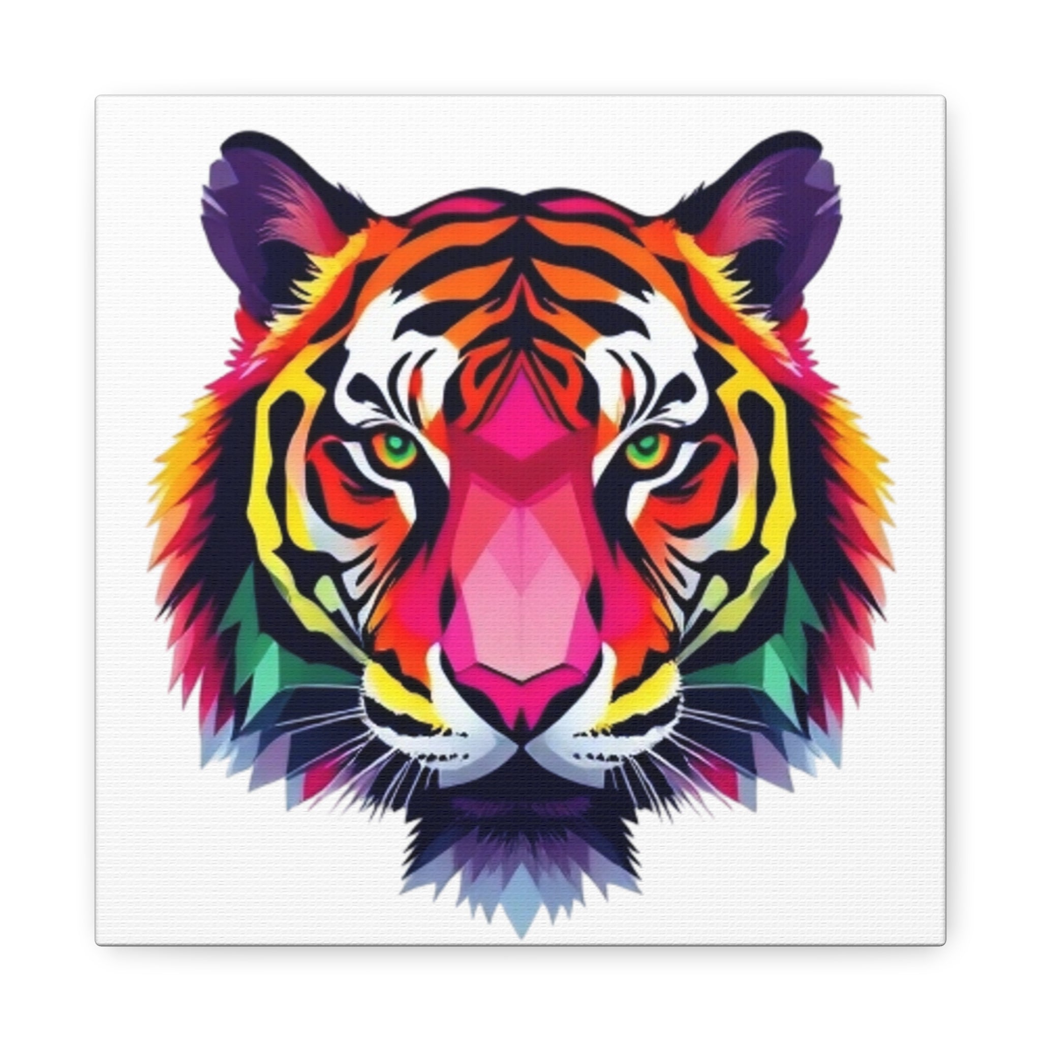 Colorful Tiger Canvas Art - Vibrant Wall Decor for Animal Lovers