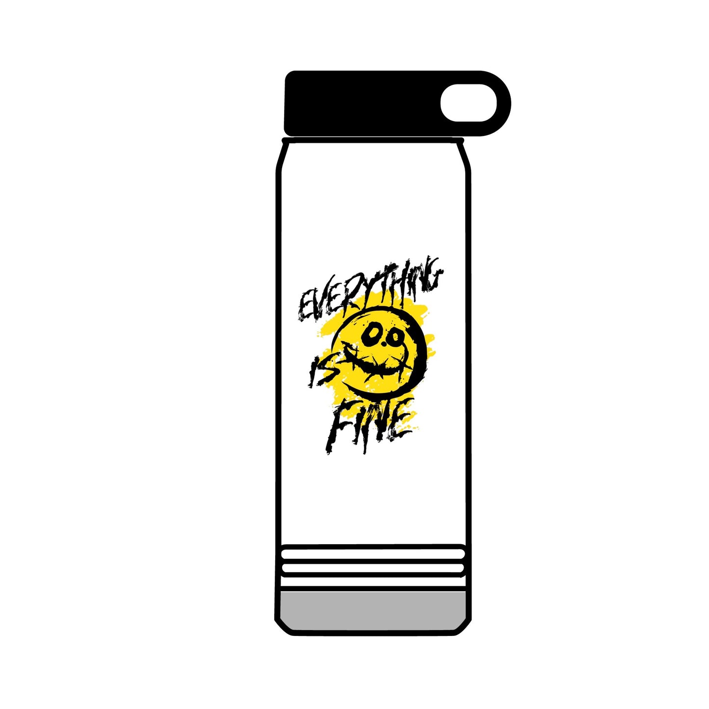 32oz Water Bottle Everything Is Fine