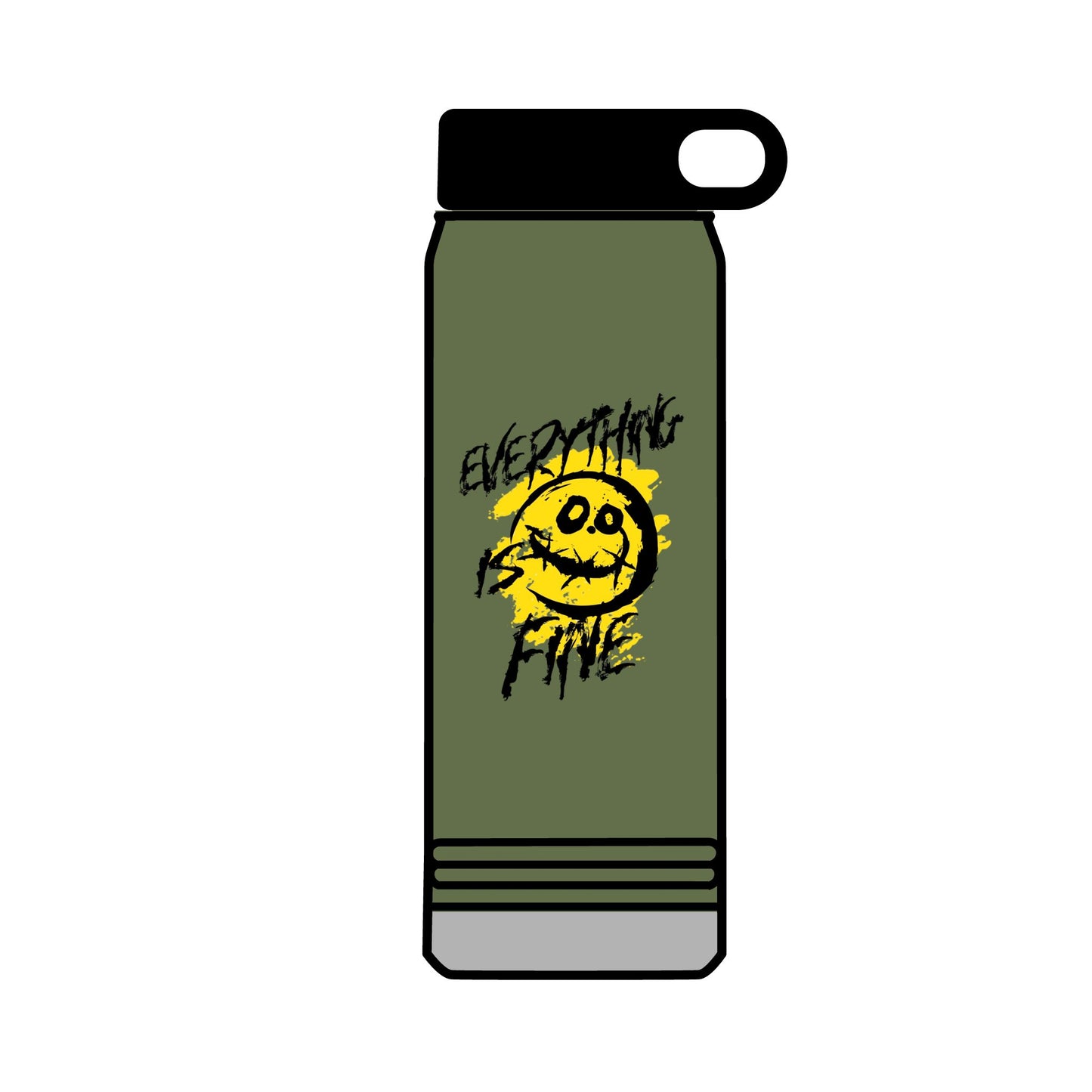 32oz Water Bottle Everything Is Fine