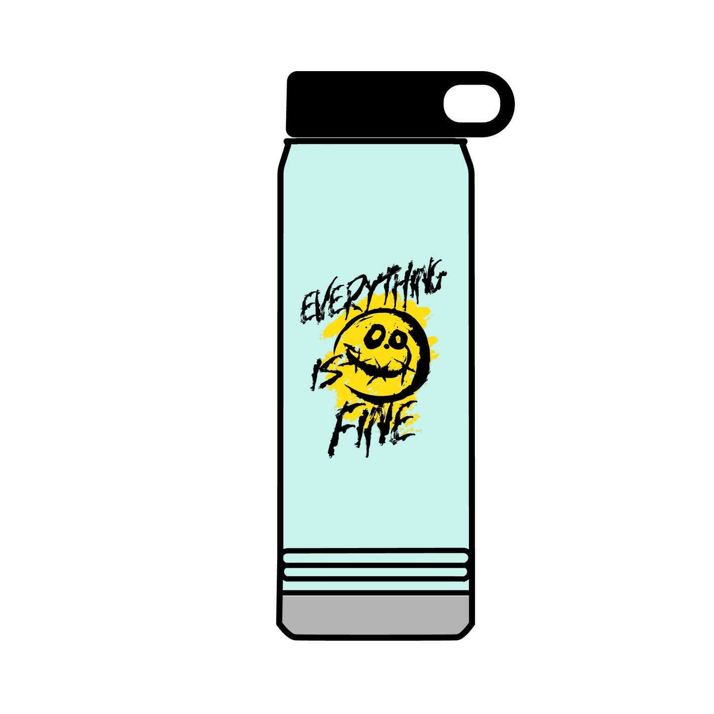 32oz Water Bottle Everything Is Fine