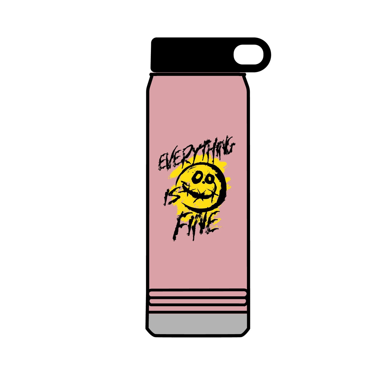 32oz Water Bottle Everything Is Fine