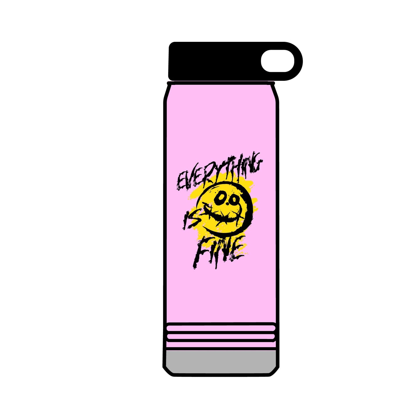 32oz Water Bottle Everything Is Fine