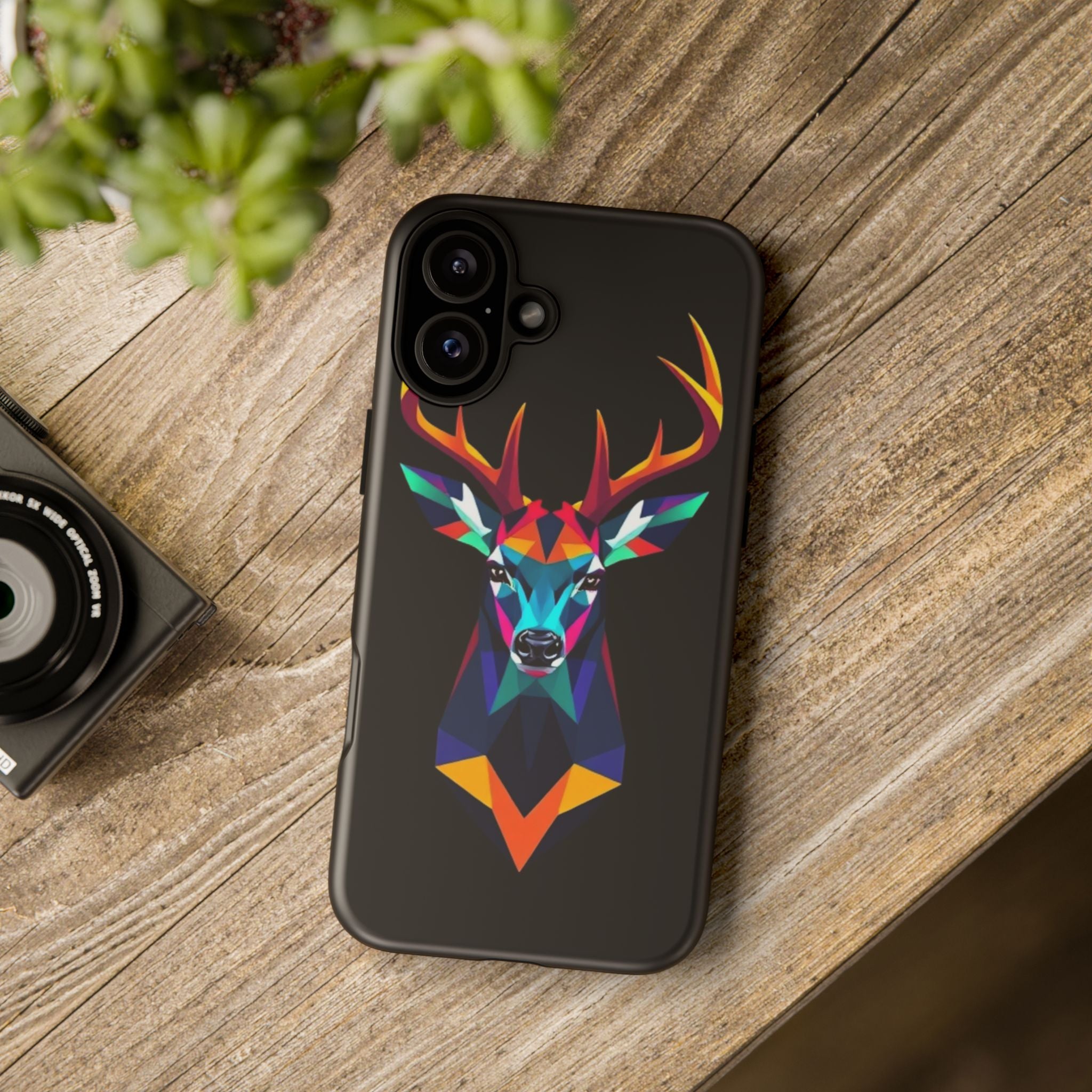 Colorful Fractal Deer Art Design Tough Case For Android & iPhone