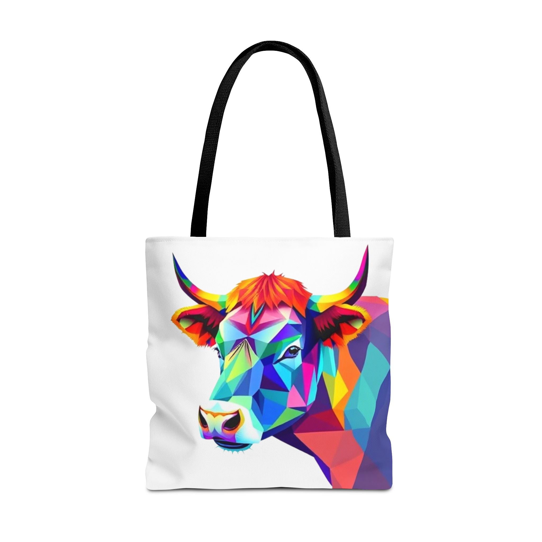Colorful Cow Design - Tote Bag