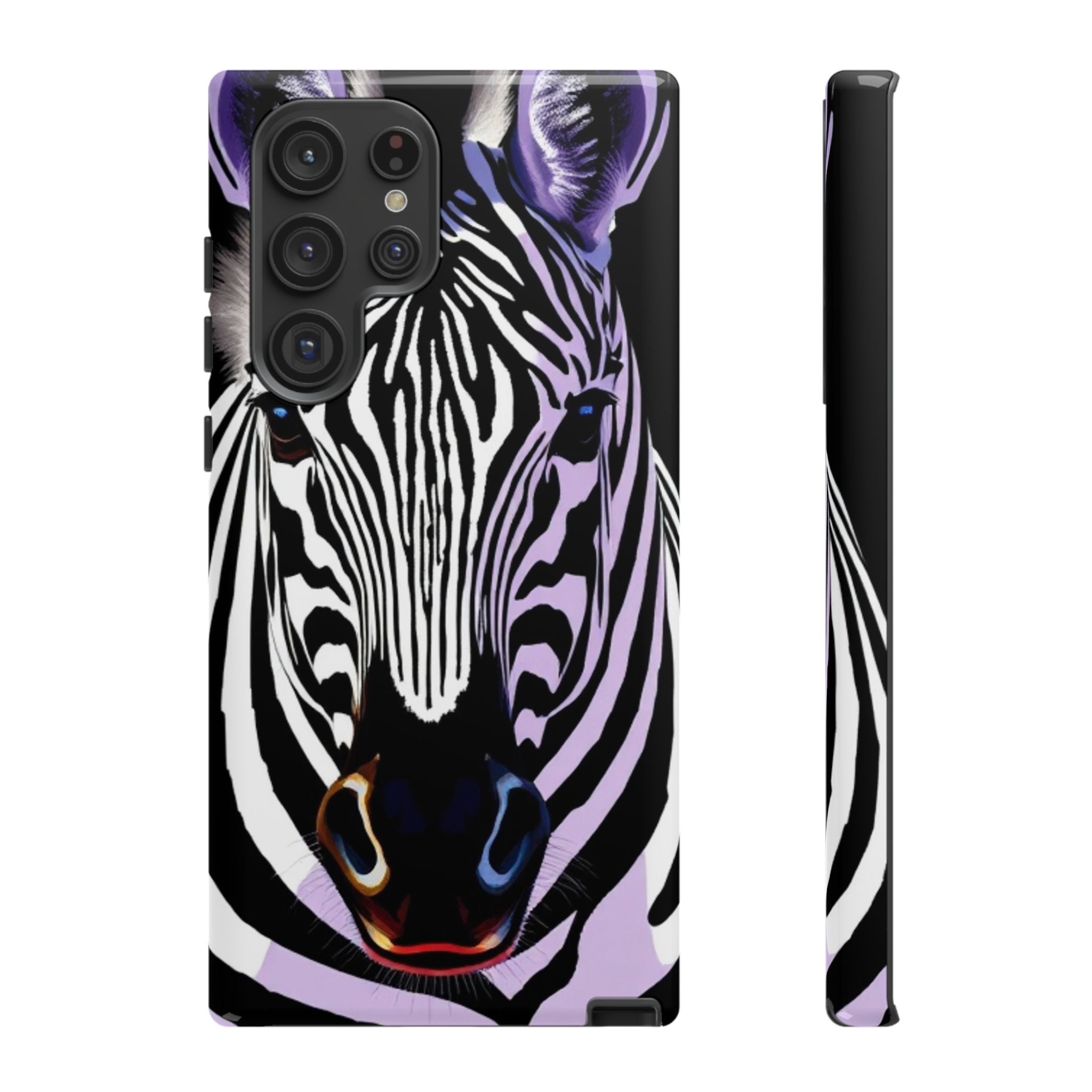 Android OR iPhone Compatible Cases - Zebra Design - Unique Tough Cases