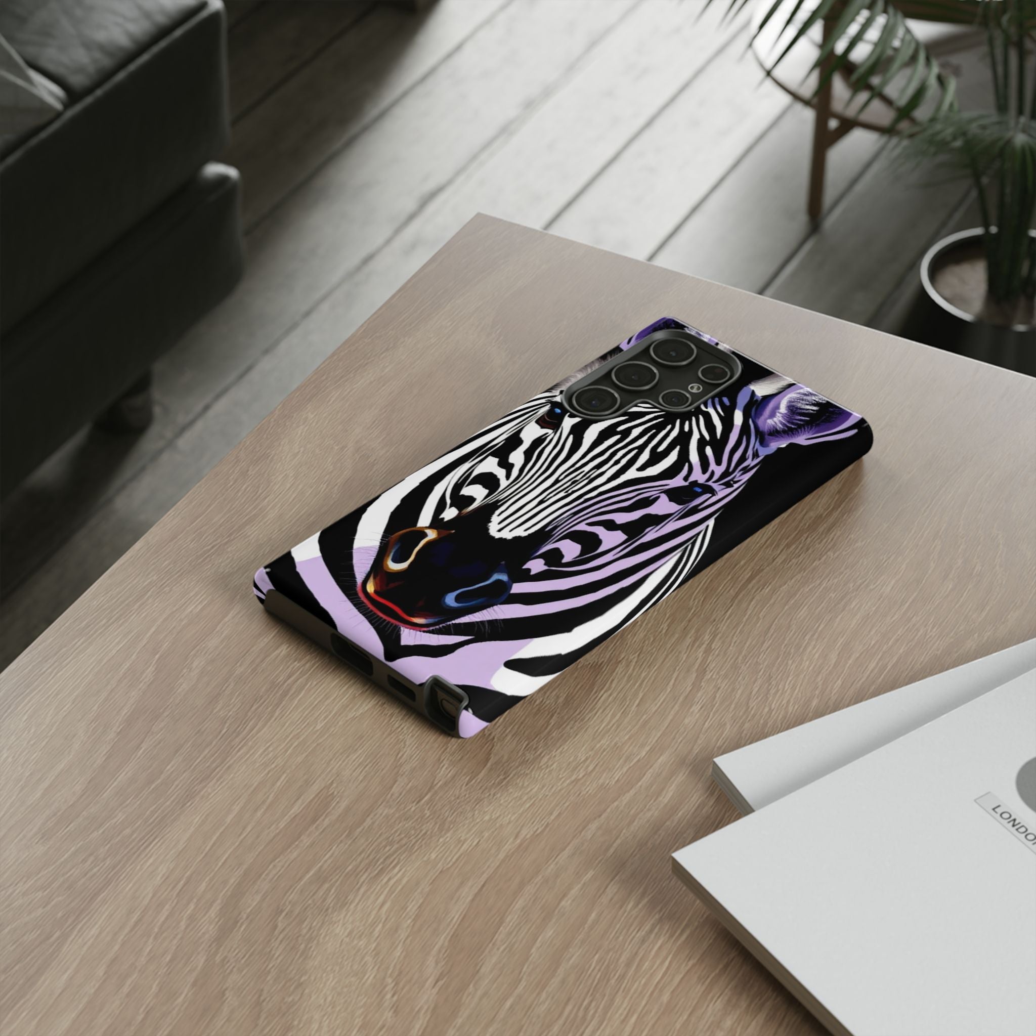 Android OR iPhone Compatible Cases - Zebra Design - Unique Tough Cases