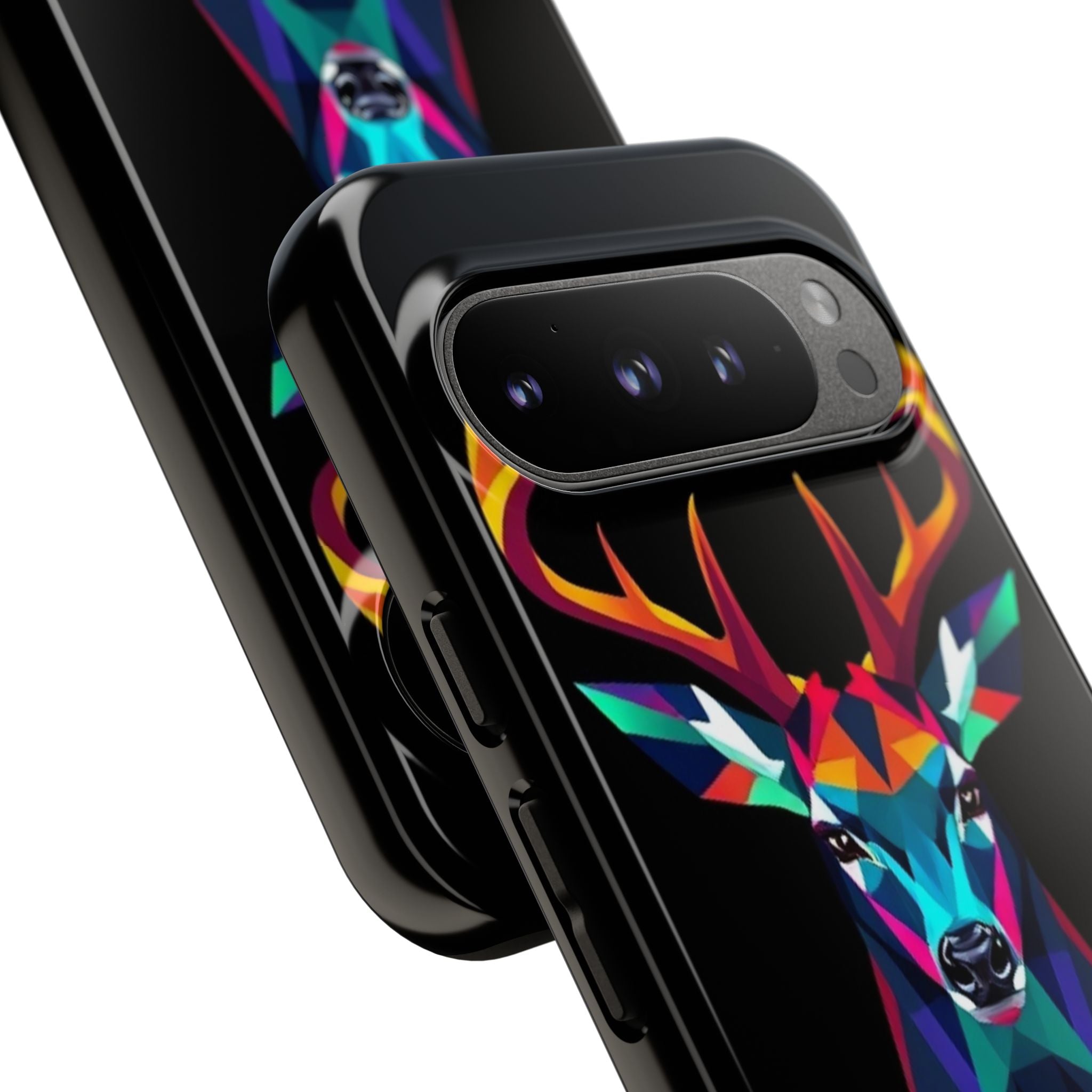 Colorful Fractal Deer Art Design Tough Case For Android & iPhone