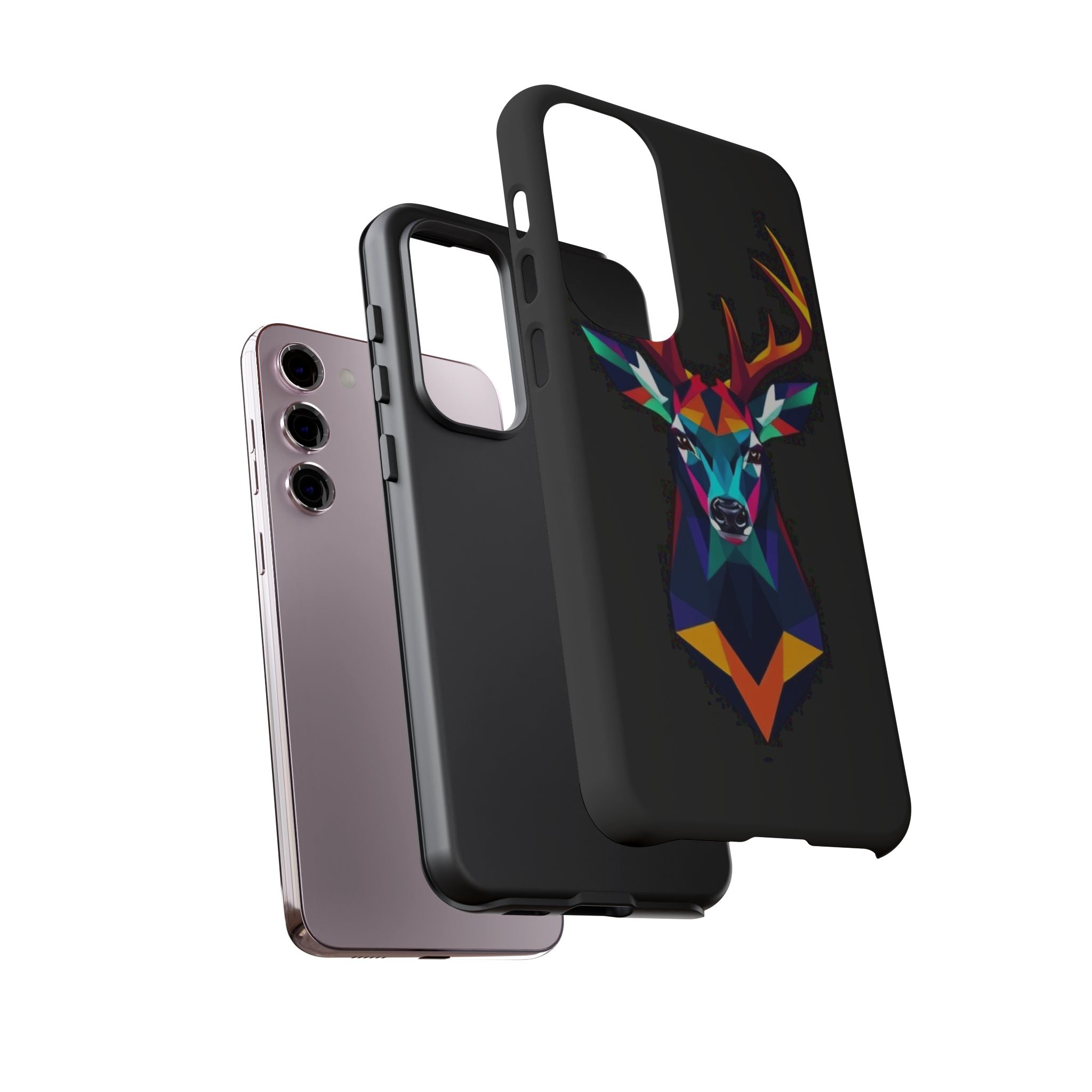 Colorful Fractal Deer Art Design Tough Case For Android & iPhone