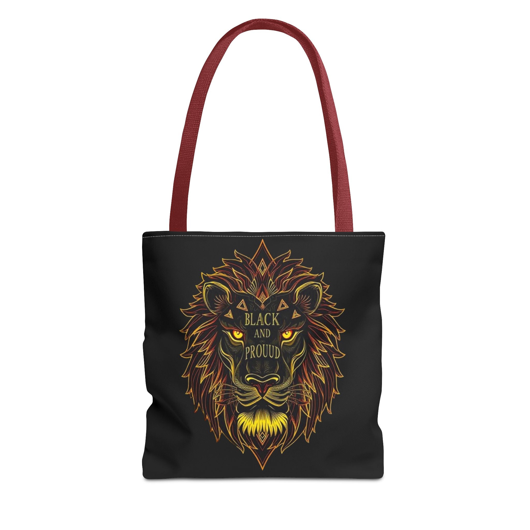 Black and Proud Lion Tote Bag