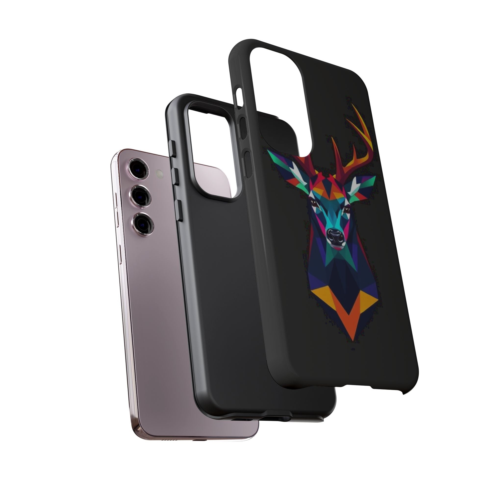 Colorful Fractal Deer Art Design Tough Case For Android & iPhone
