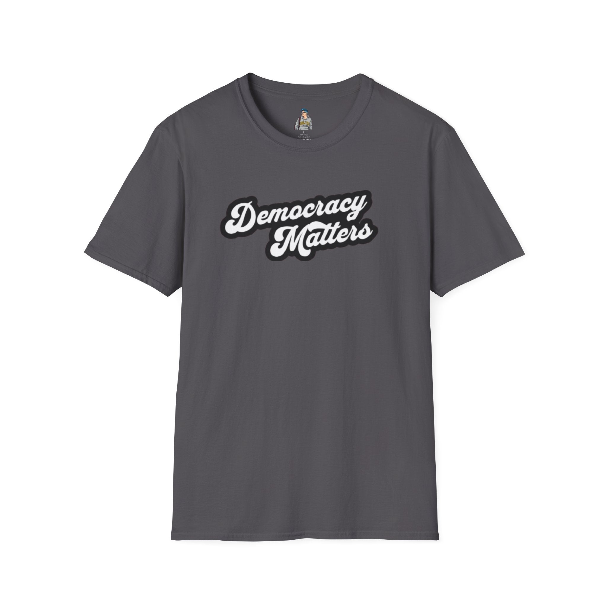Unisex Softstyle T-Shirt - "Democracy Matters" & " We The People Are Pissed Off" Graphic Tee