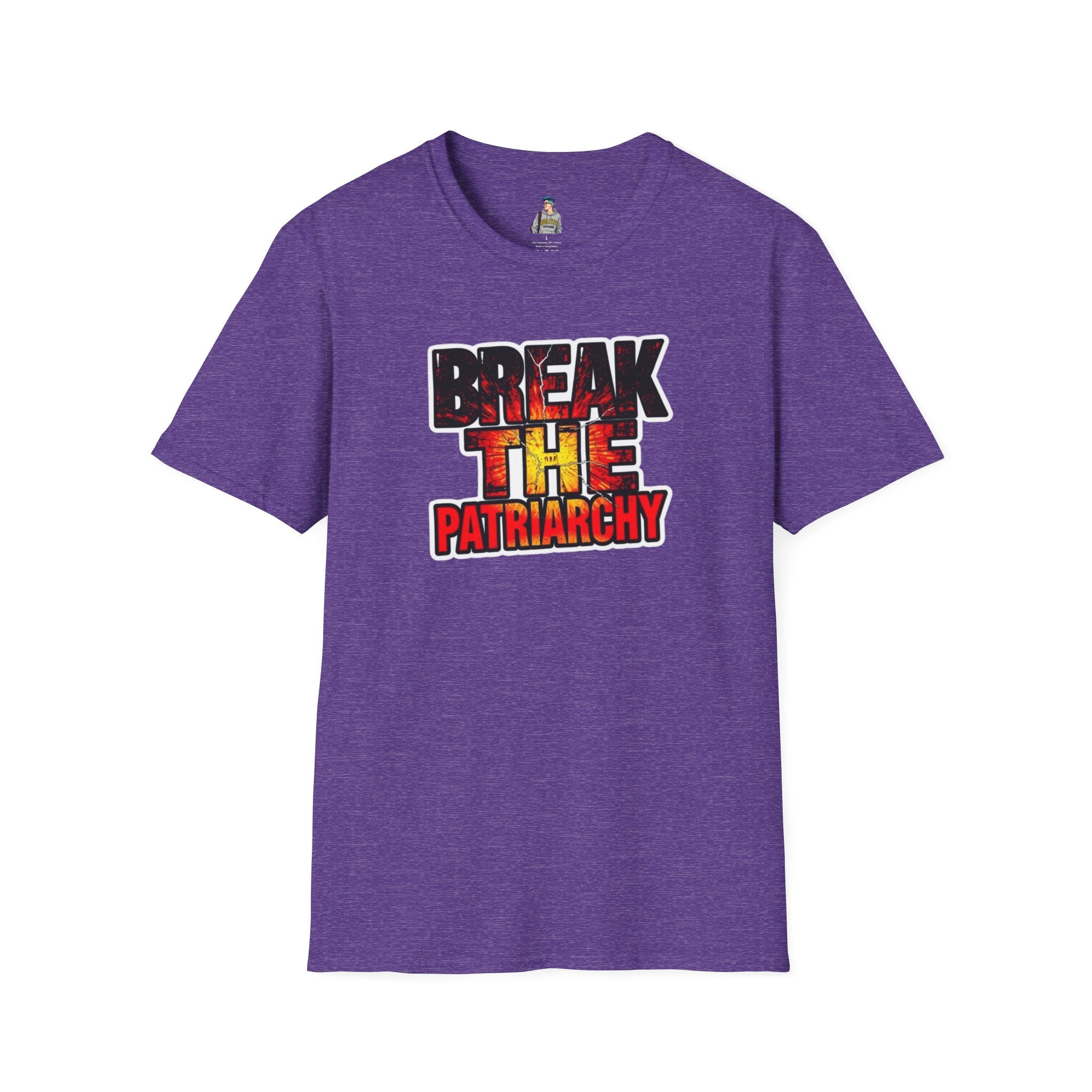 Break the Patriarchy Unisex Softstyle T-Shirt - Empowerment Wear for Social Change