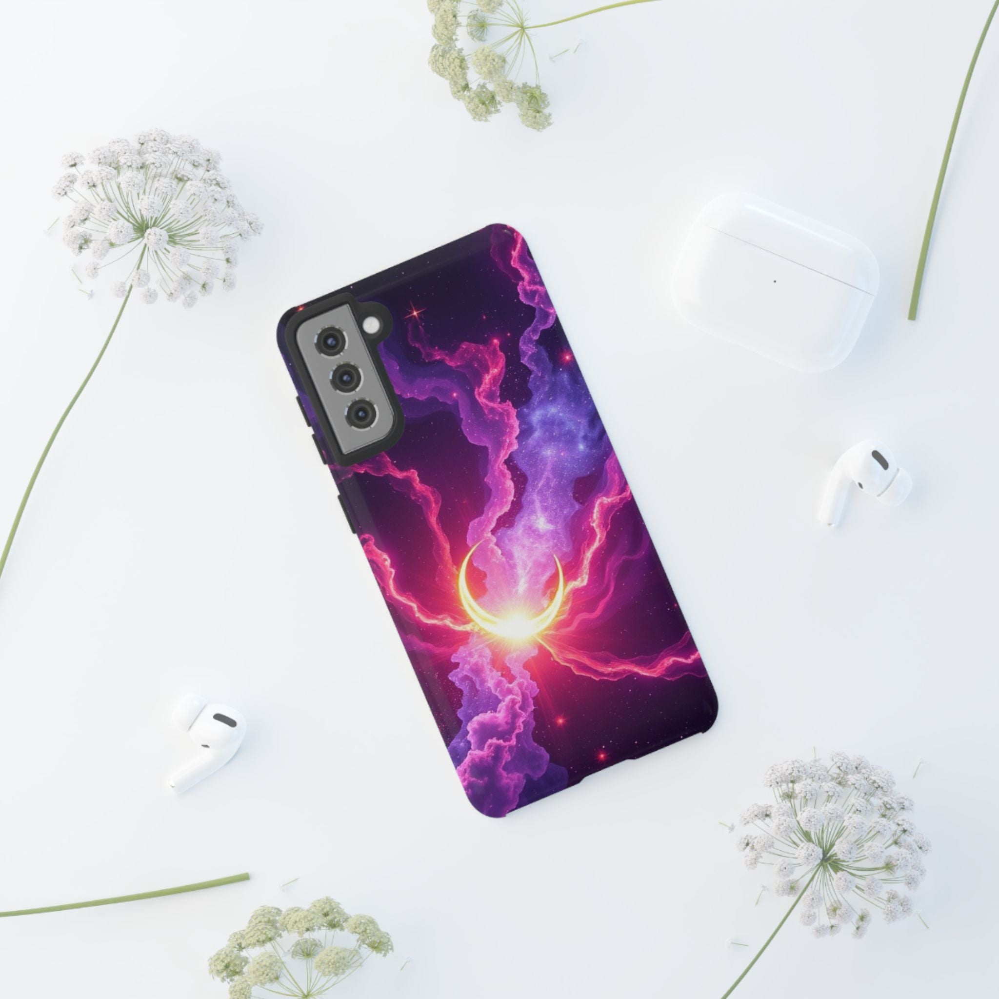 Android OR iPhone Compatible Cases - Emerging Sun Design - Unique Tough Cases