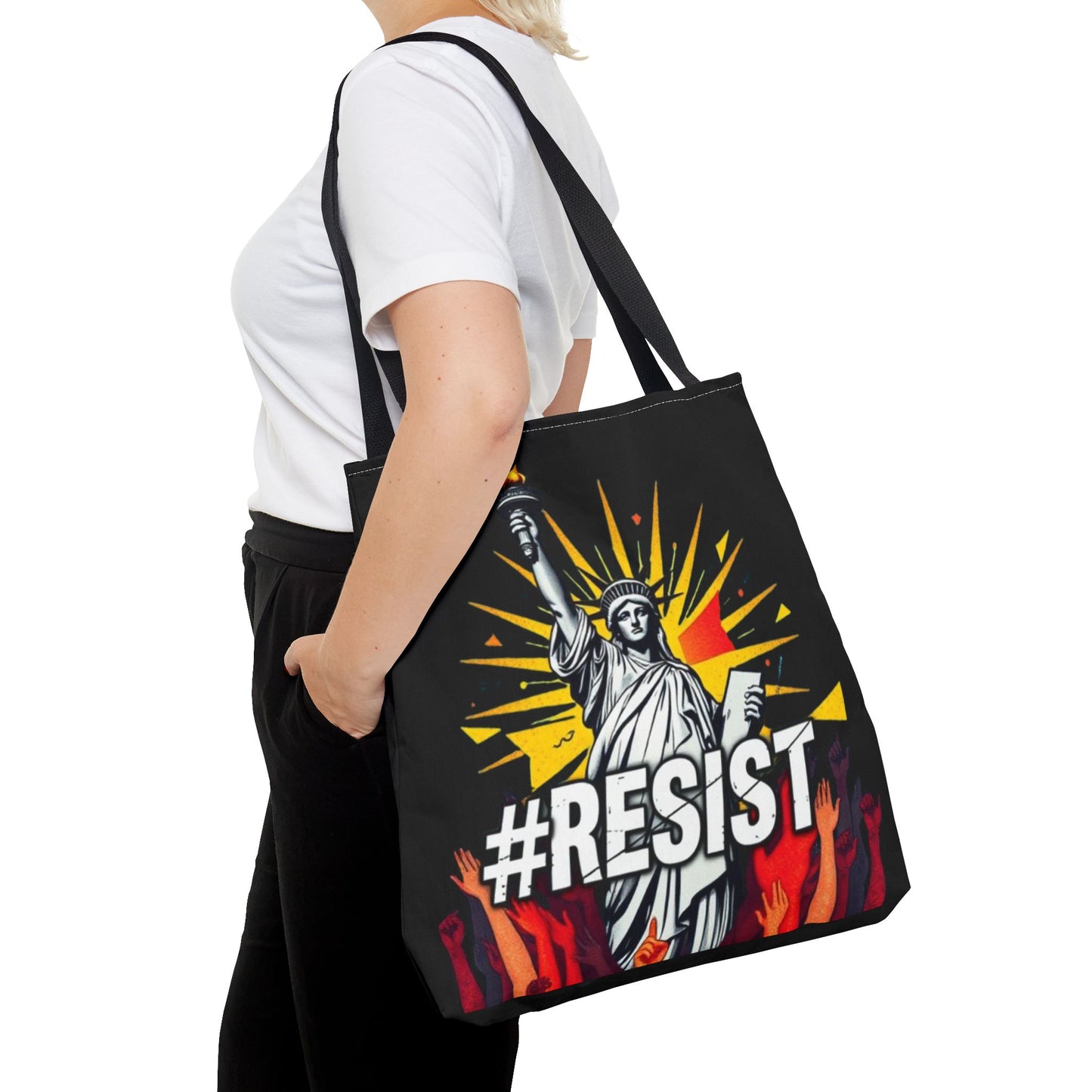 #RESIST With Lady Liberty Tote Bag