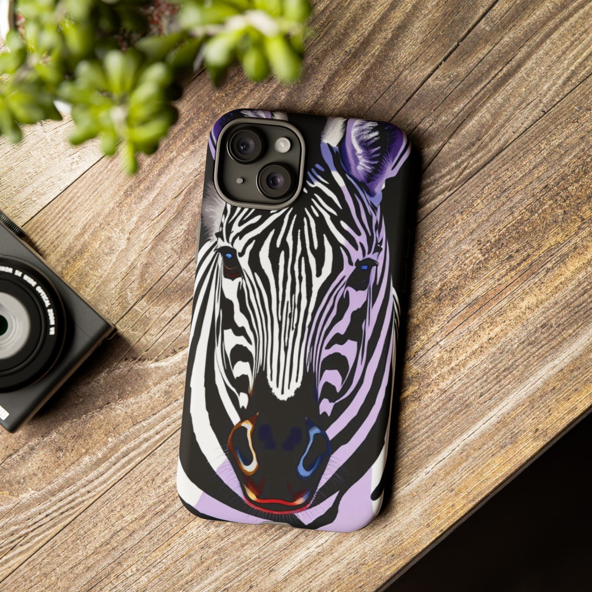 Android OR iPhone Compatible Cases - Zebra Design - Unique Tough Cases